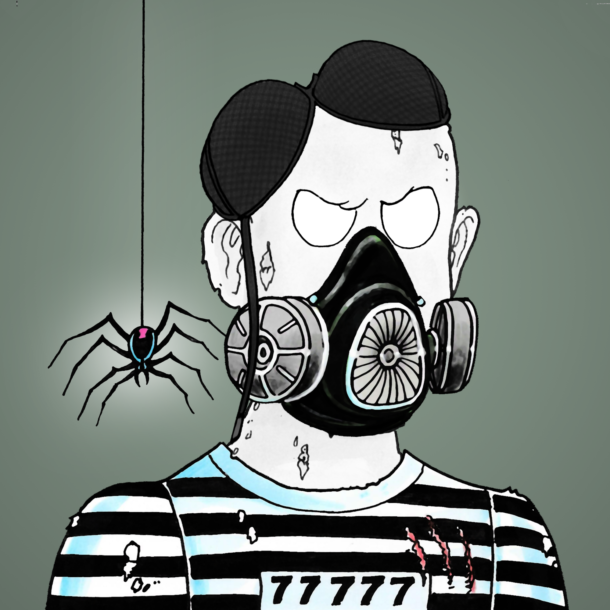 George Trosley - Jungle Freaks - Jungle Freak 1260 - NFT # 1260