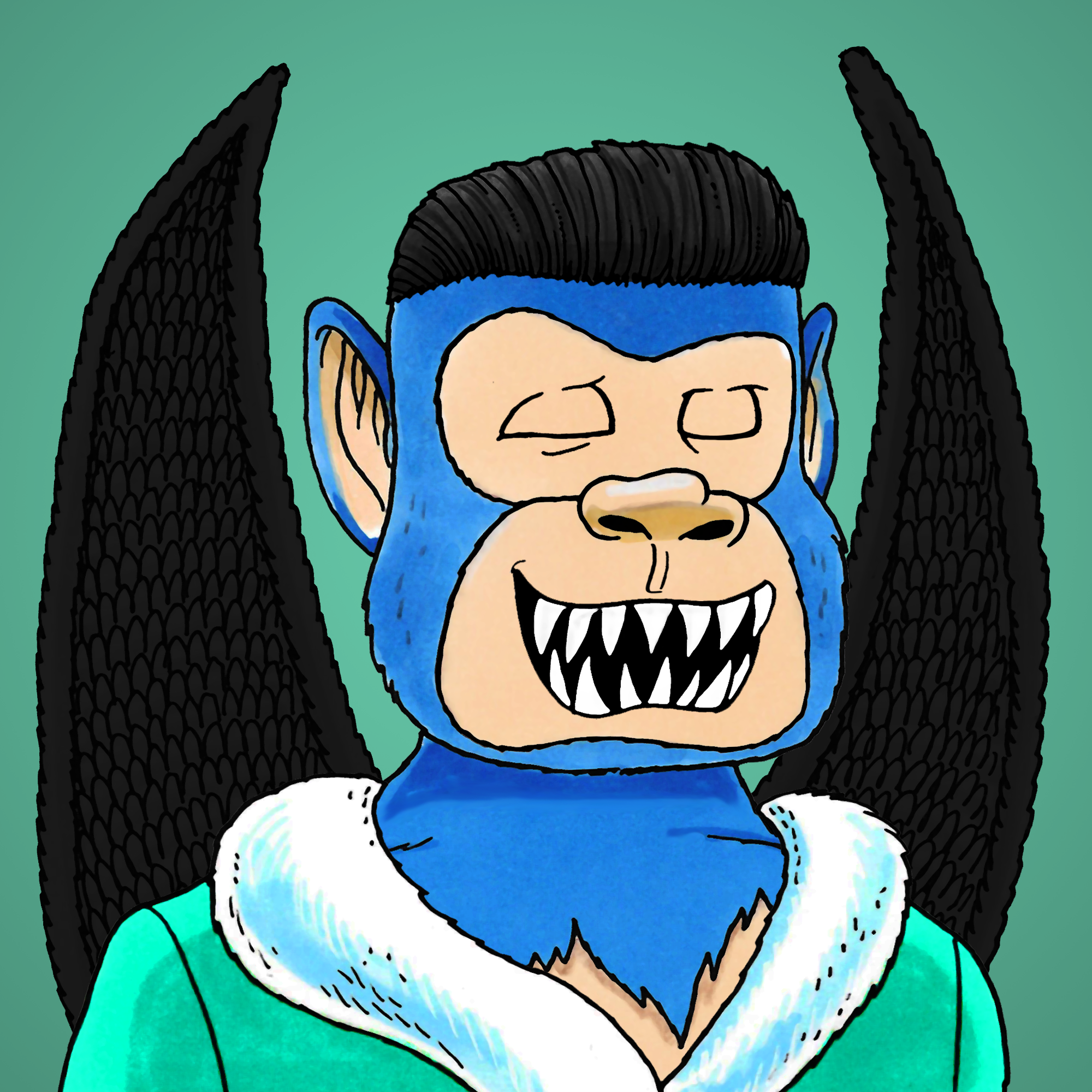 George Trosley - Jungle Freaks - Jungle Freak 1261 - NFT # 1261