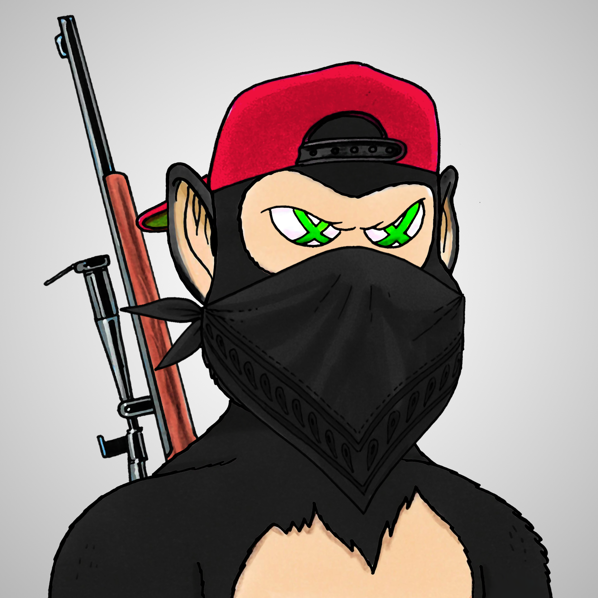 George Trosley - Jungle Freaks - Jungle Freak 1265 - NFT # 1265