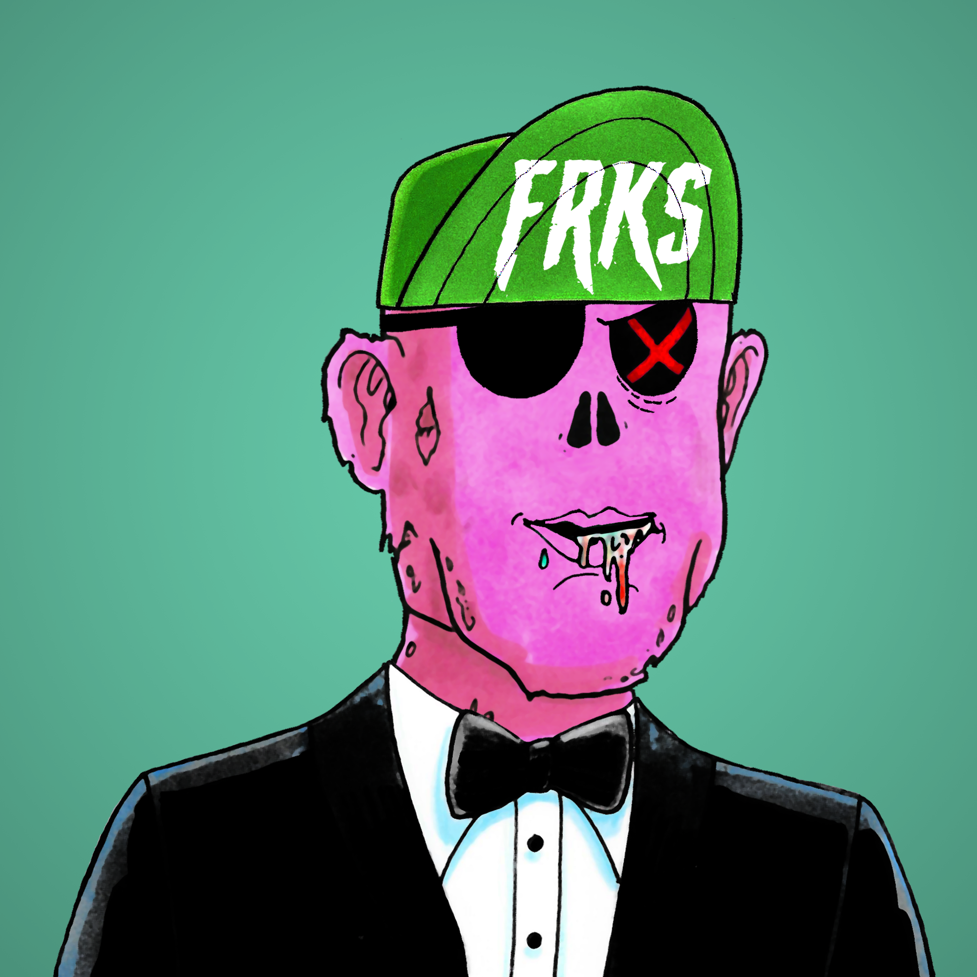 George Trosley - Jungle Freaks - Jungle Freak 1268 - NFT # 1268