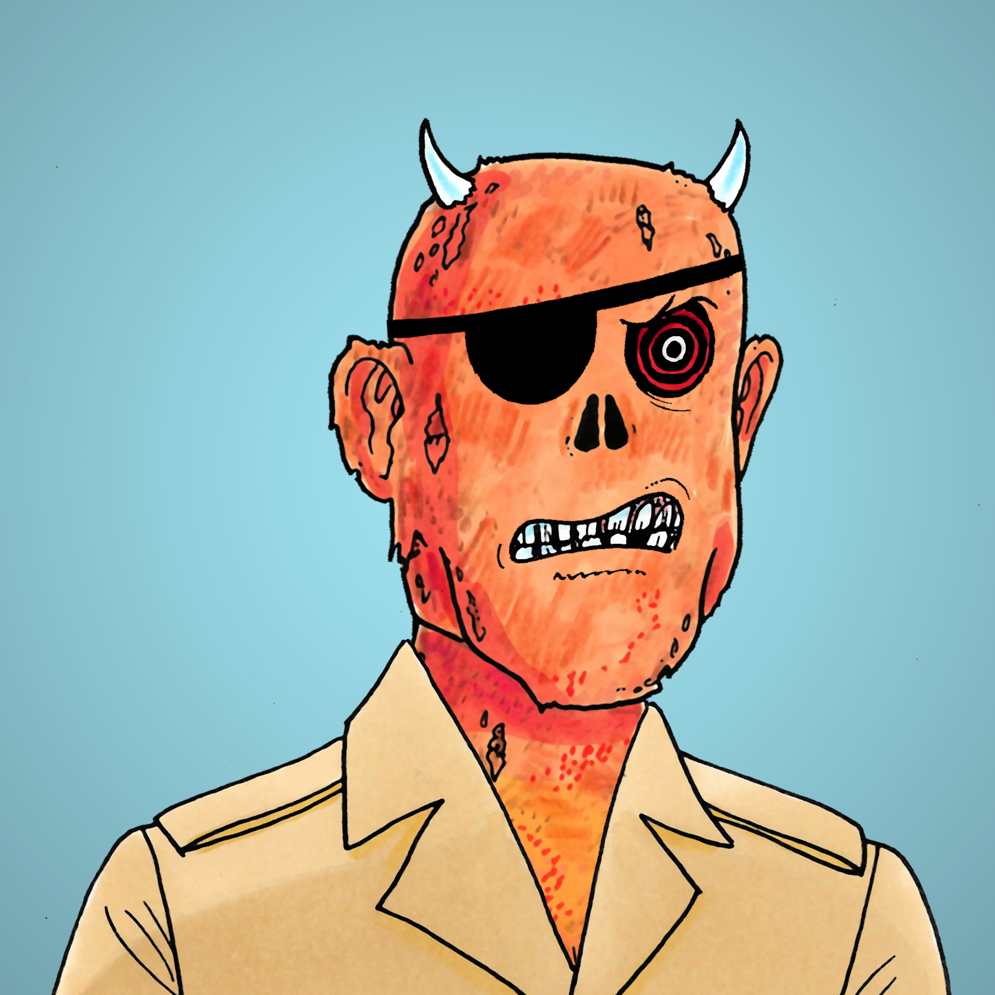 George Trosley - Jungle Freaks - Jungle Freak 1271 - NFT # 1271