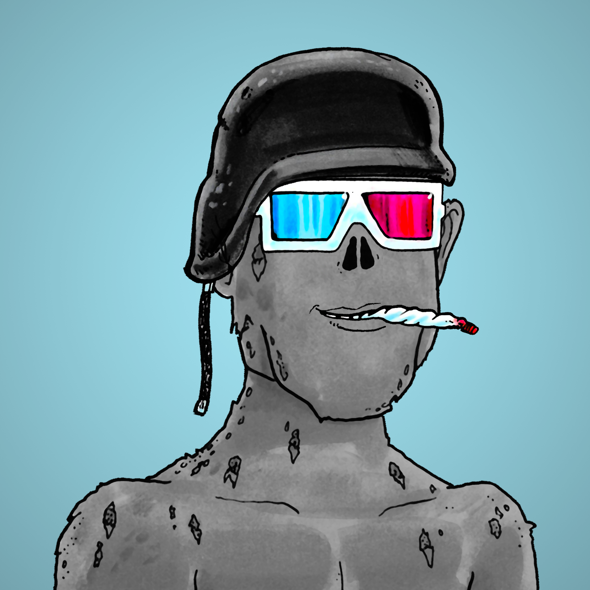 George Trosley - Jungle Freaks - Jungle Freak 1273 - NFT # 1273