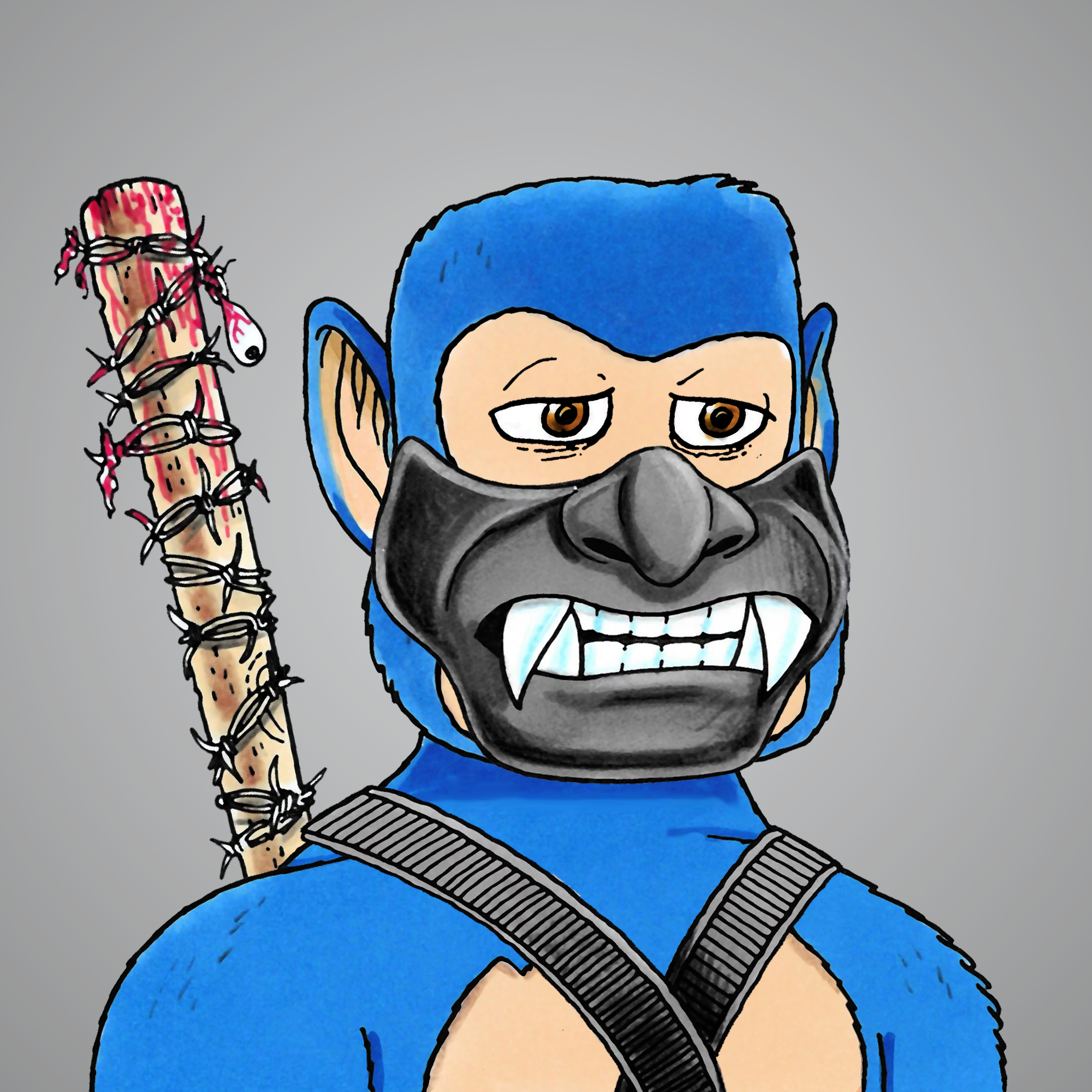 George Trosley - Jungle Freaks - Jungle Freak 1279 - NFT # 1279