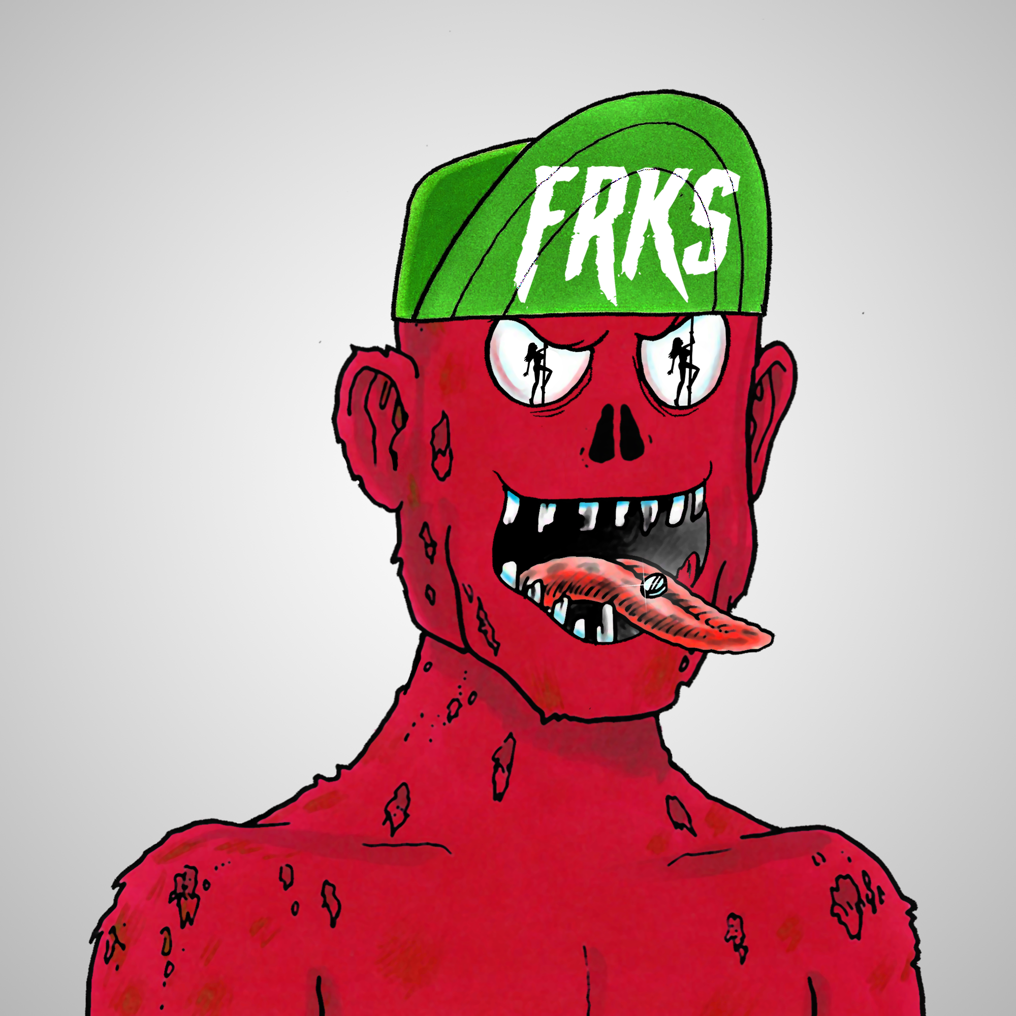 George Trosley - Jungle Freaks - Jungle Freak 1285 - NFT # 1285