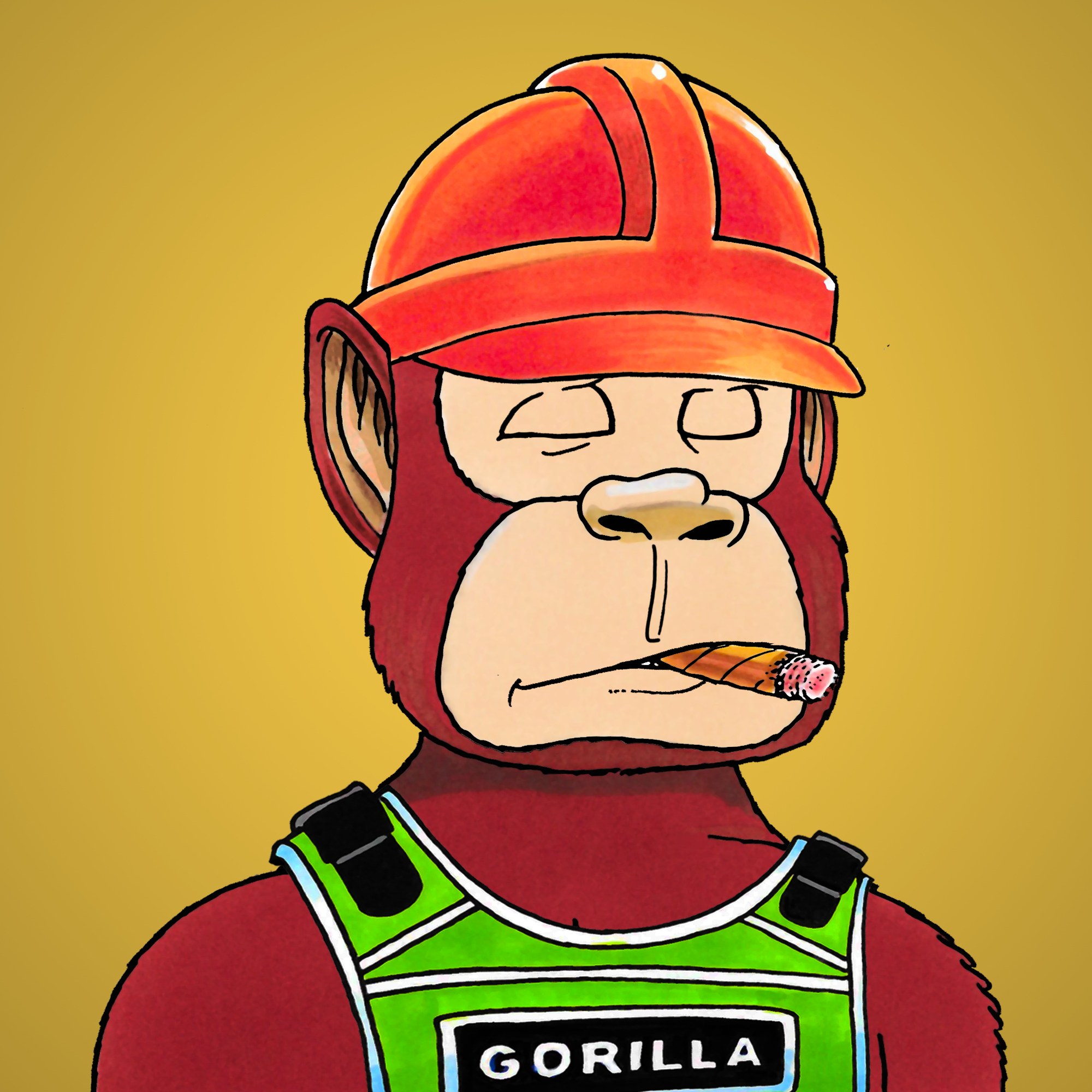 George Trosley - Jungle Freaks - Jungle Freak 1286 - NFT # 1286