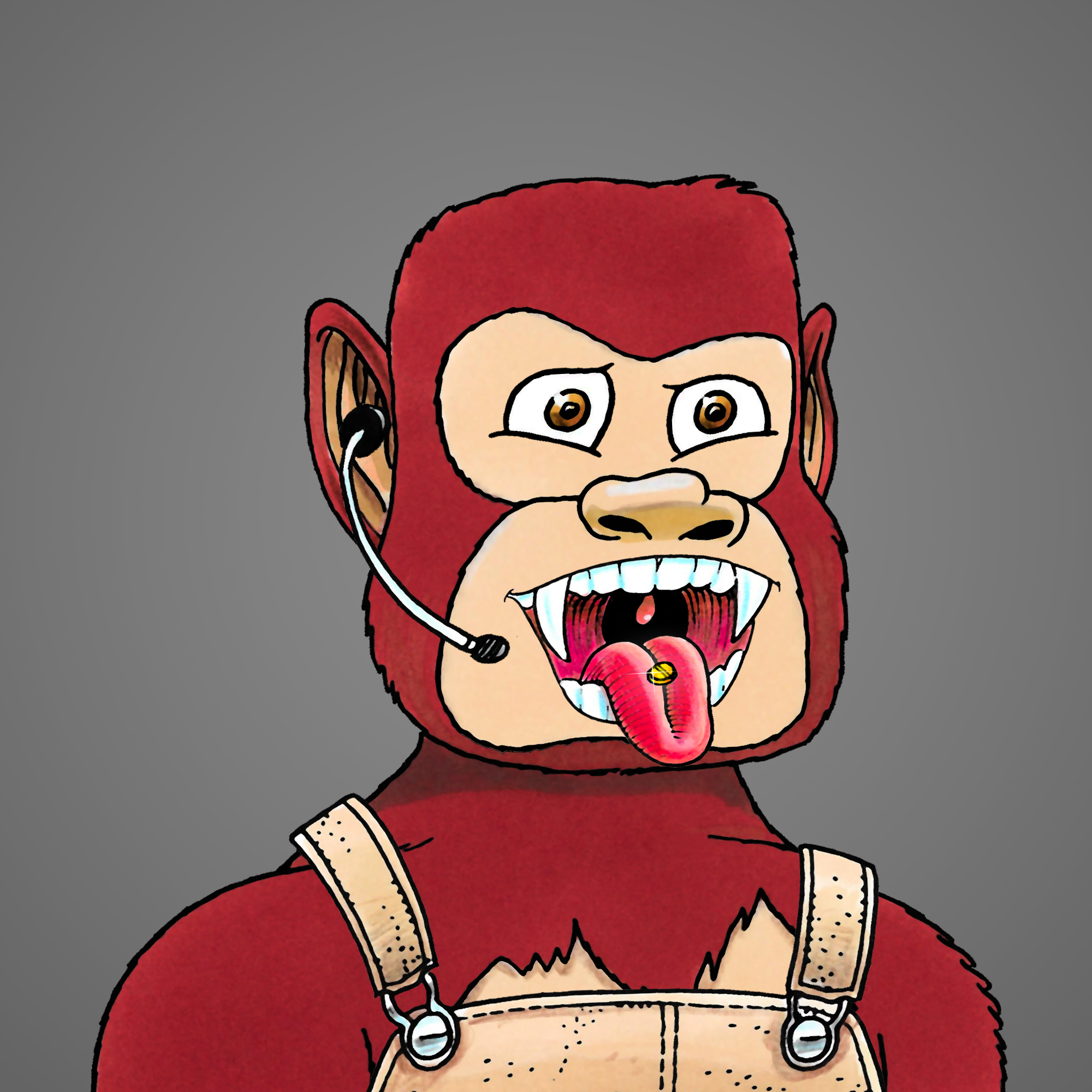 George Trosley - Jungle Freaks - Jungle Freak 1287 - NFT # 1287