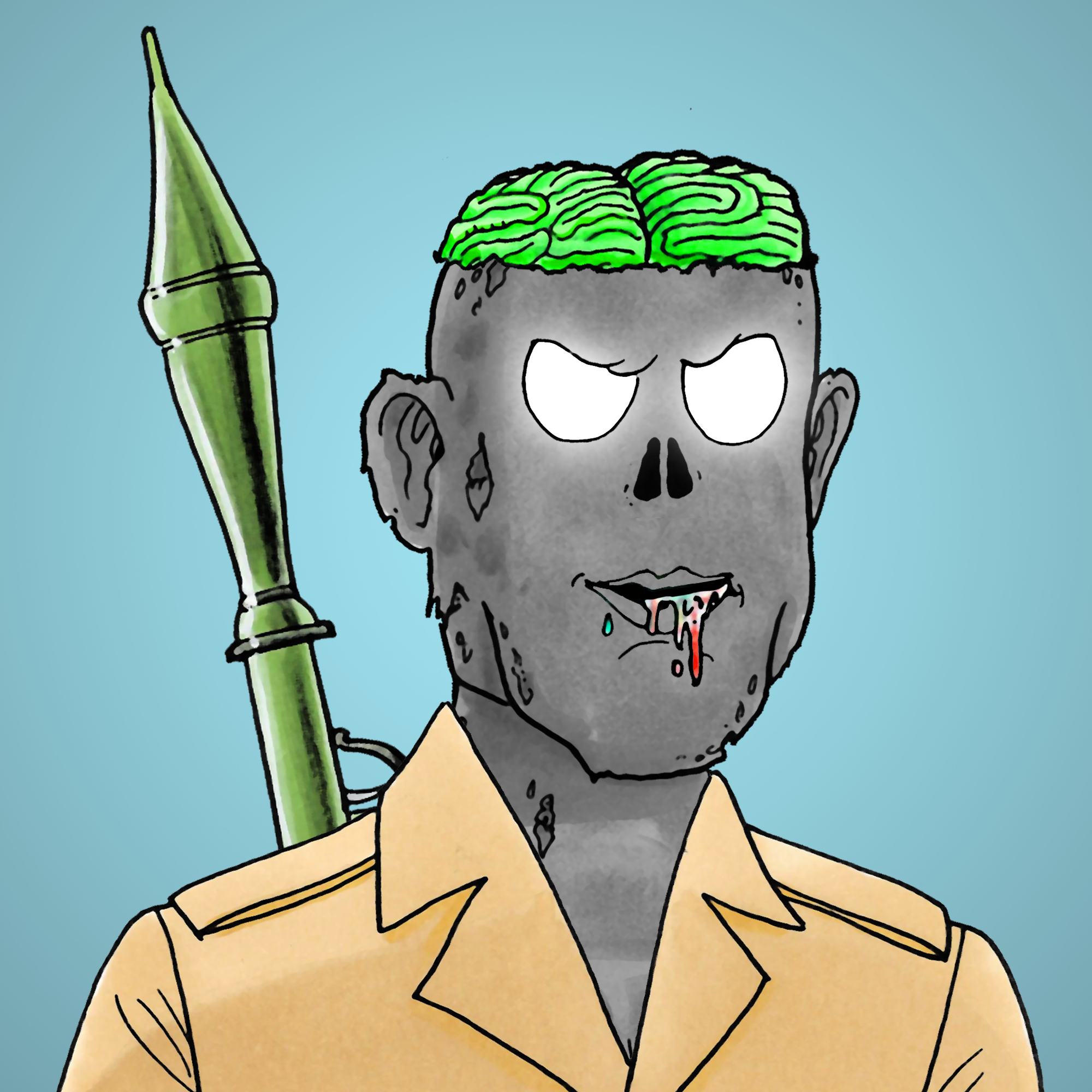 George Trosley - Jungle Freaks - Jungle Freak 129 - NFT # 129