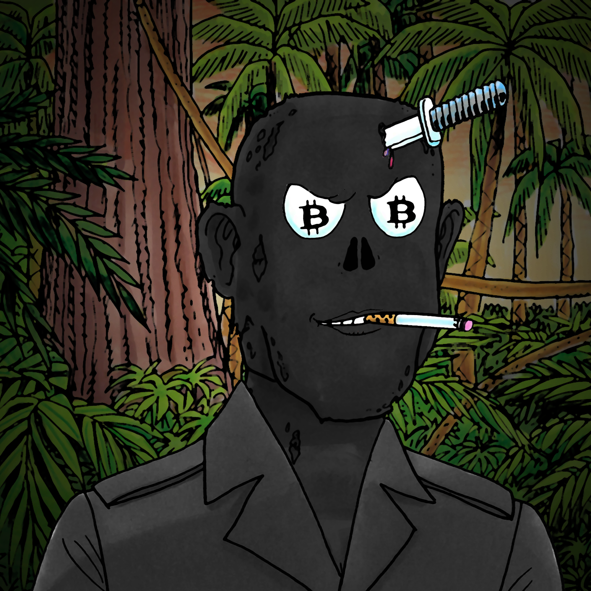 George Trosley - Jungle Freaks - Jungle Freak 1290 - NFT # 1290