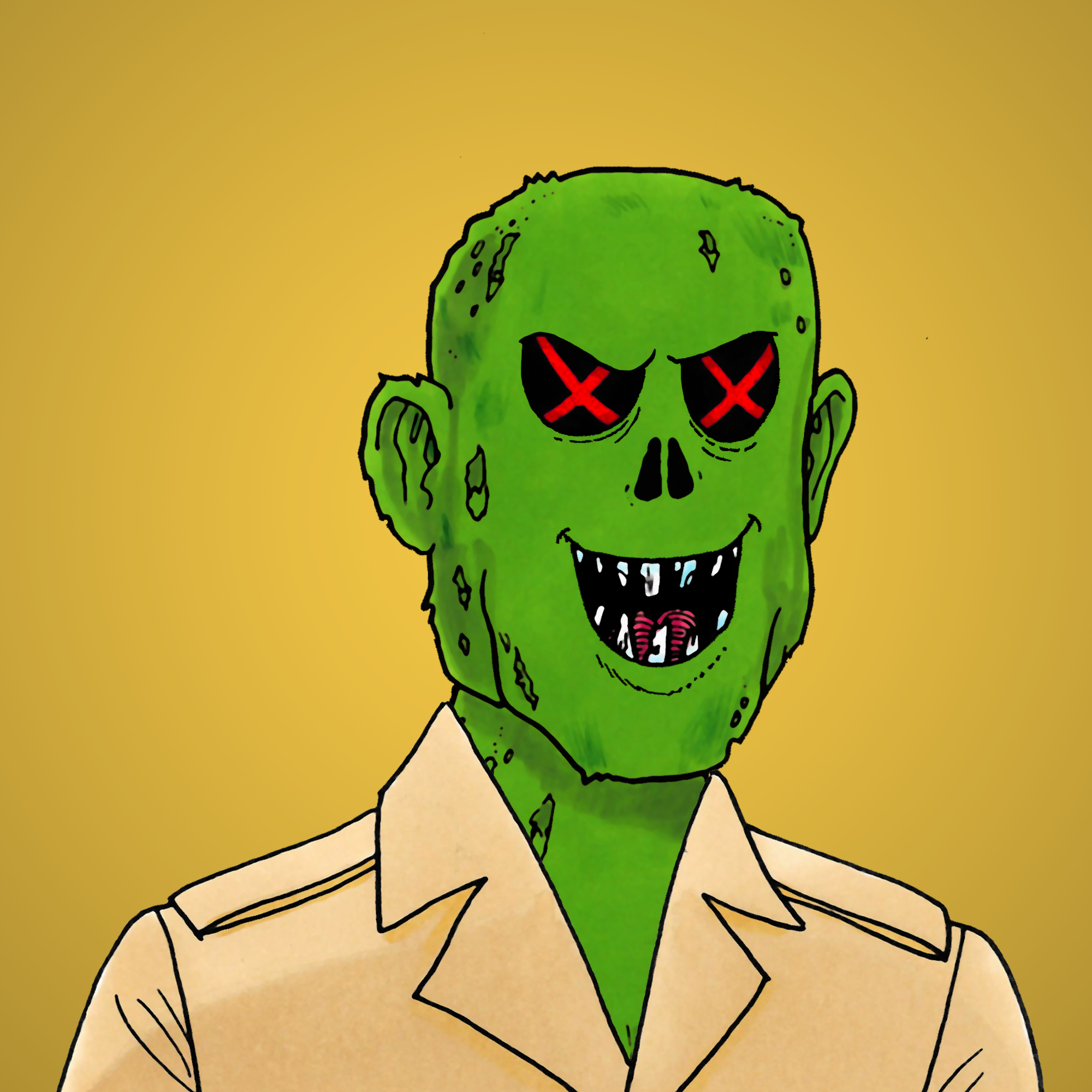 George Trosley - Jungle Freaks - Jungle Freak 1292 - NFT # 1292