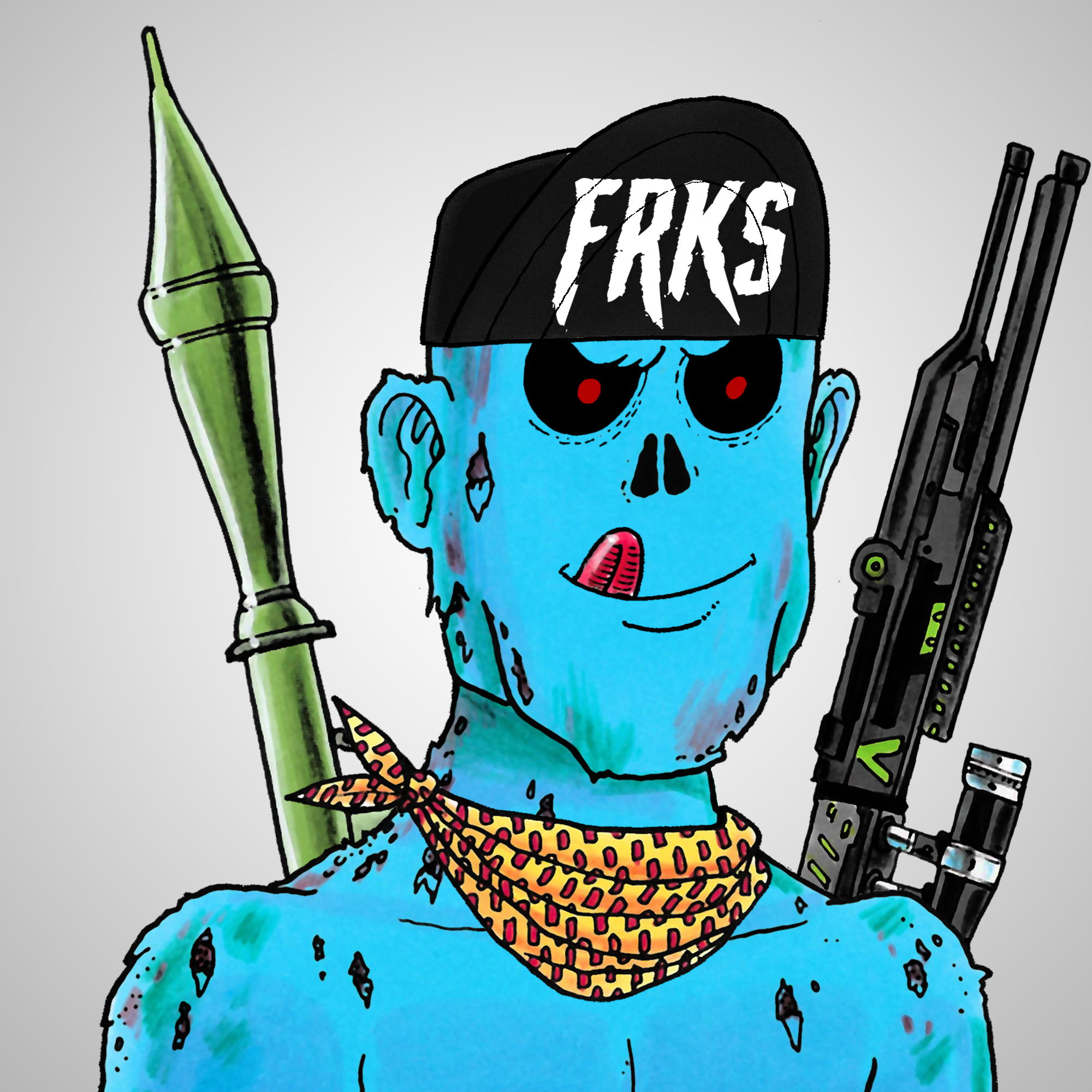 George Trosley - Jungle Freaks - Jungle Freak 1294 - NFT # 1294