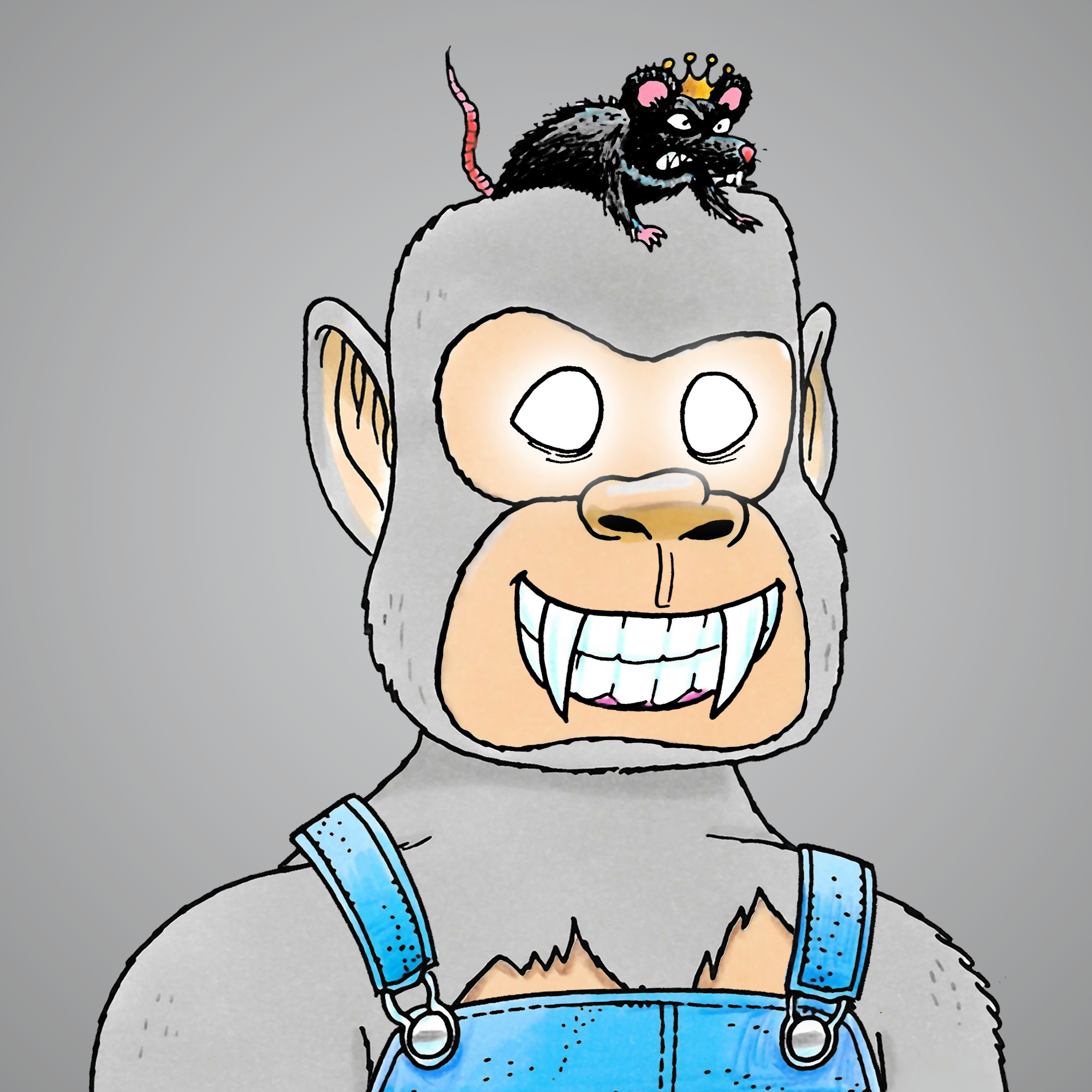 George Trosley - Jungle Freaks - Jungle Freak 1295 - NFT # 1295