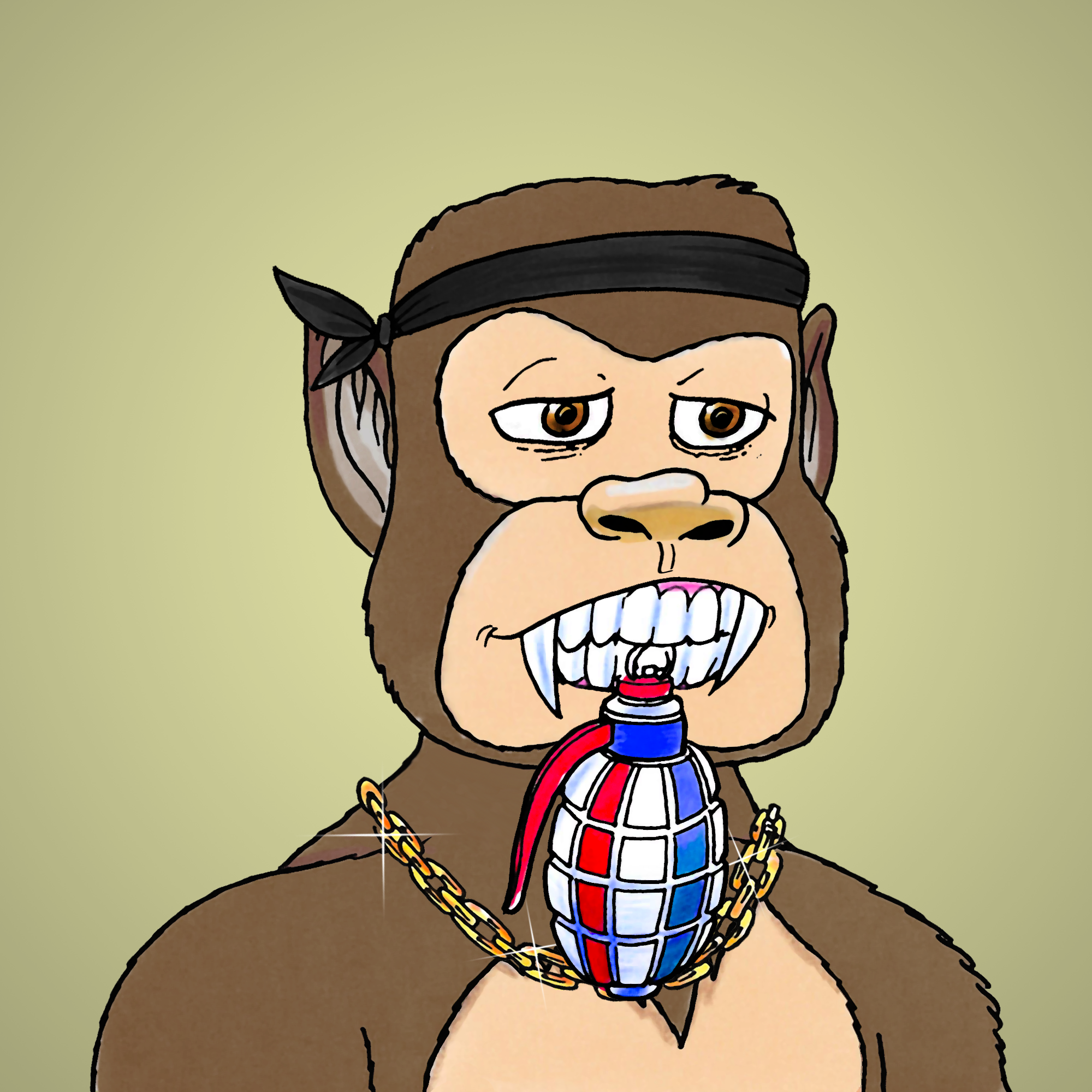 George Trosley - Jungle Freaks - Jungle Freak 130 - NFT # 130