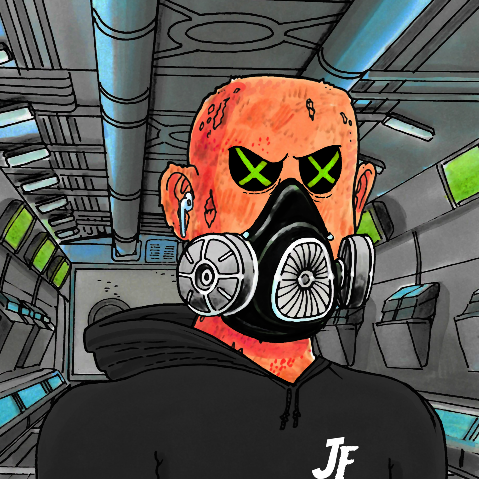 George Trosley - Jungle Freaks - Jungle Freak 1300 - NFT # 1300