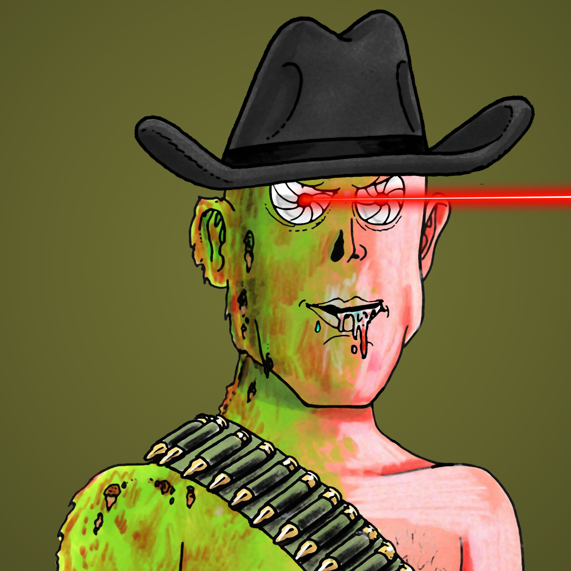 George Trosley - Jungle Freaks - Jungle Freak 1304 - NFT # 1304