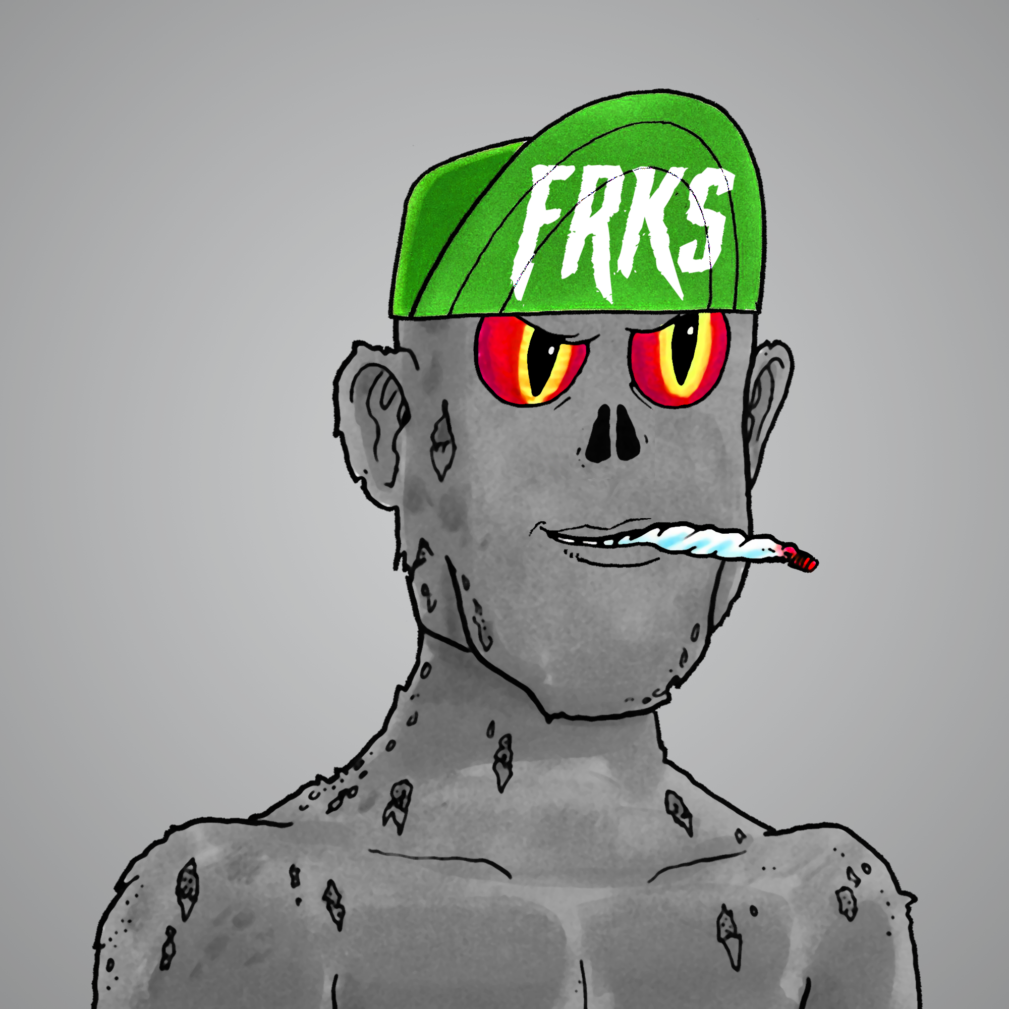 George Trosley - Jungle Freaks - Jungle Freak 1306 - NFT # 1306