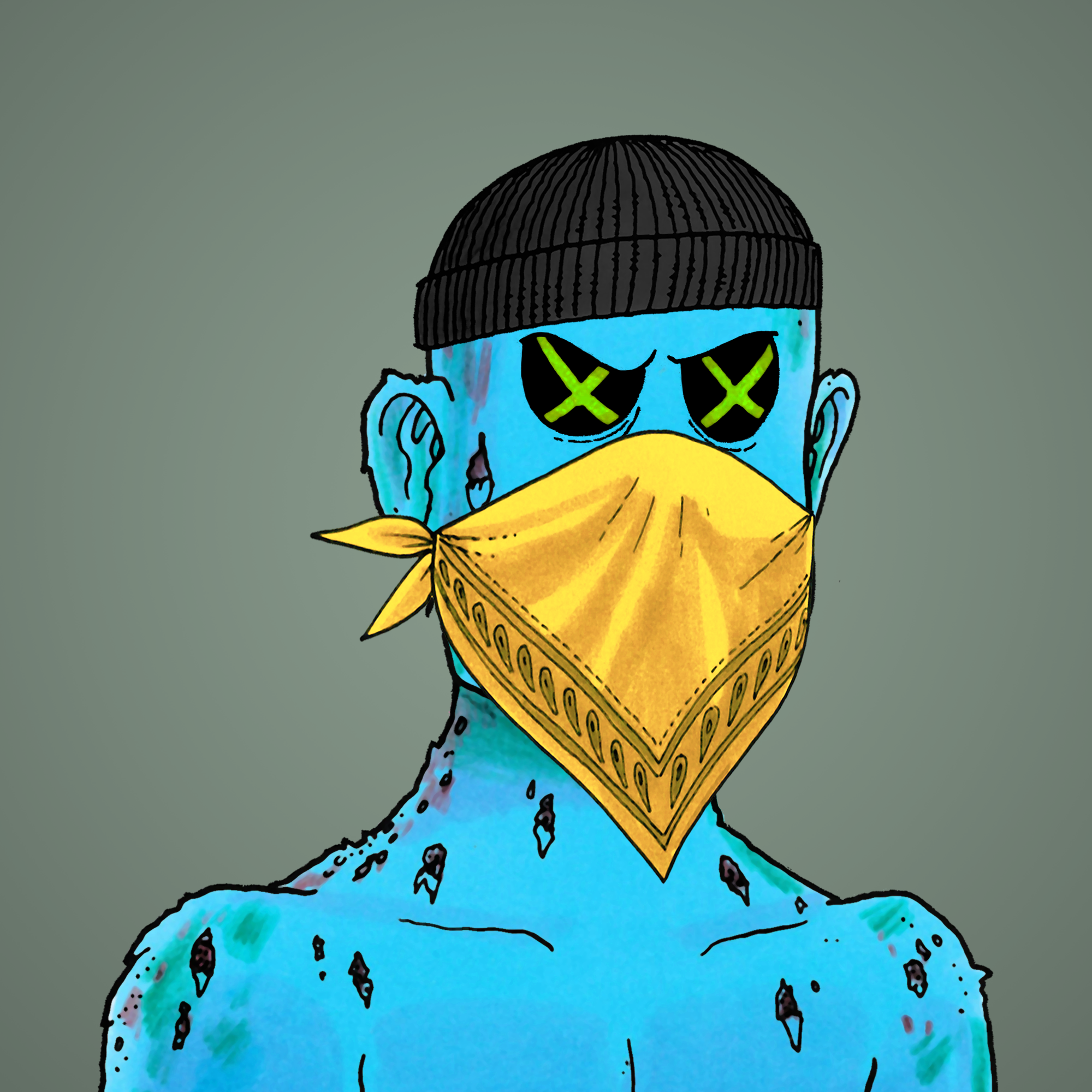 George Trosley - Jungle Freaks - Jungle Freak 1310 - NFT # 1310