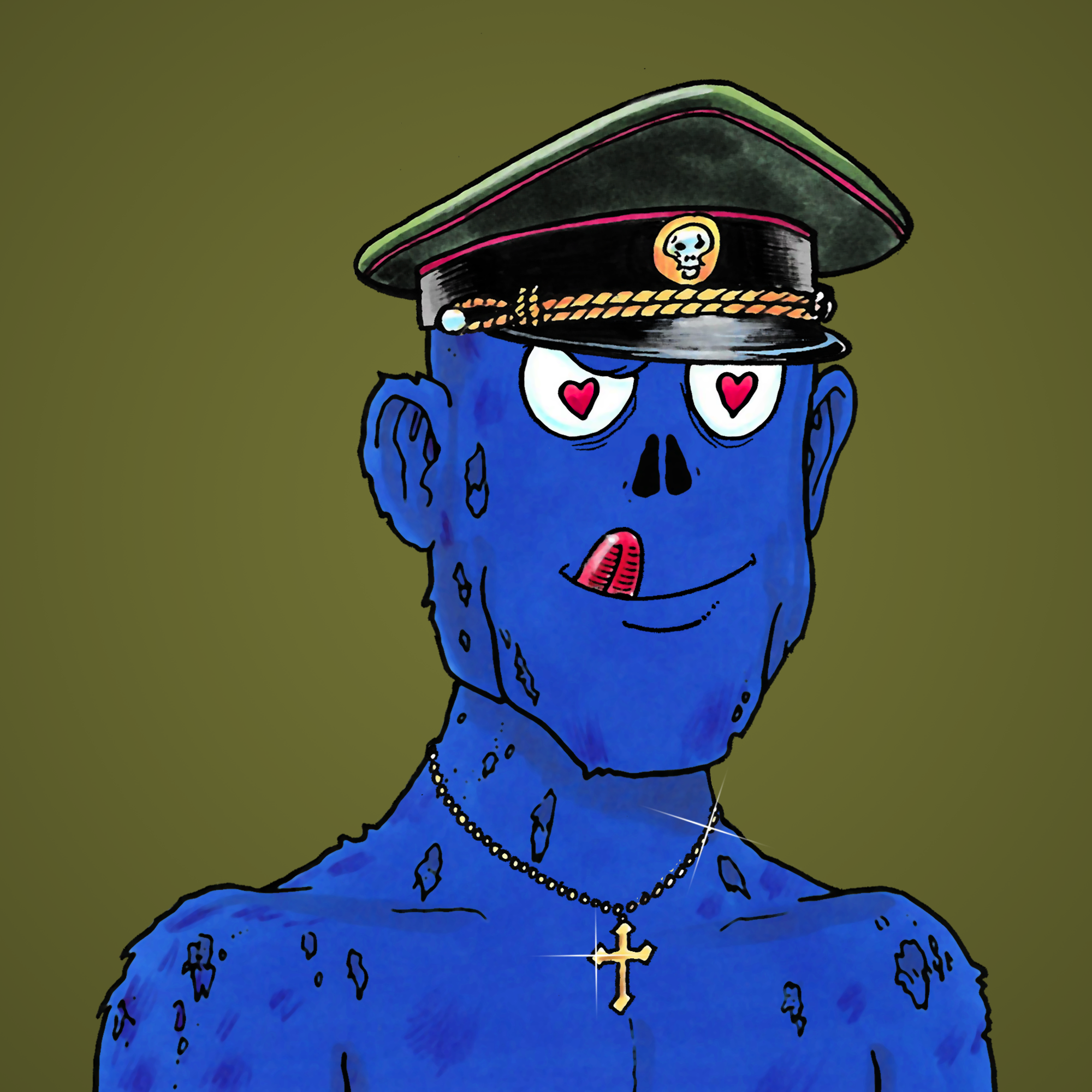 George Trosley - Jungle Freaks - Jungle Freak 1317 - NFT # 1317