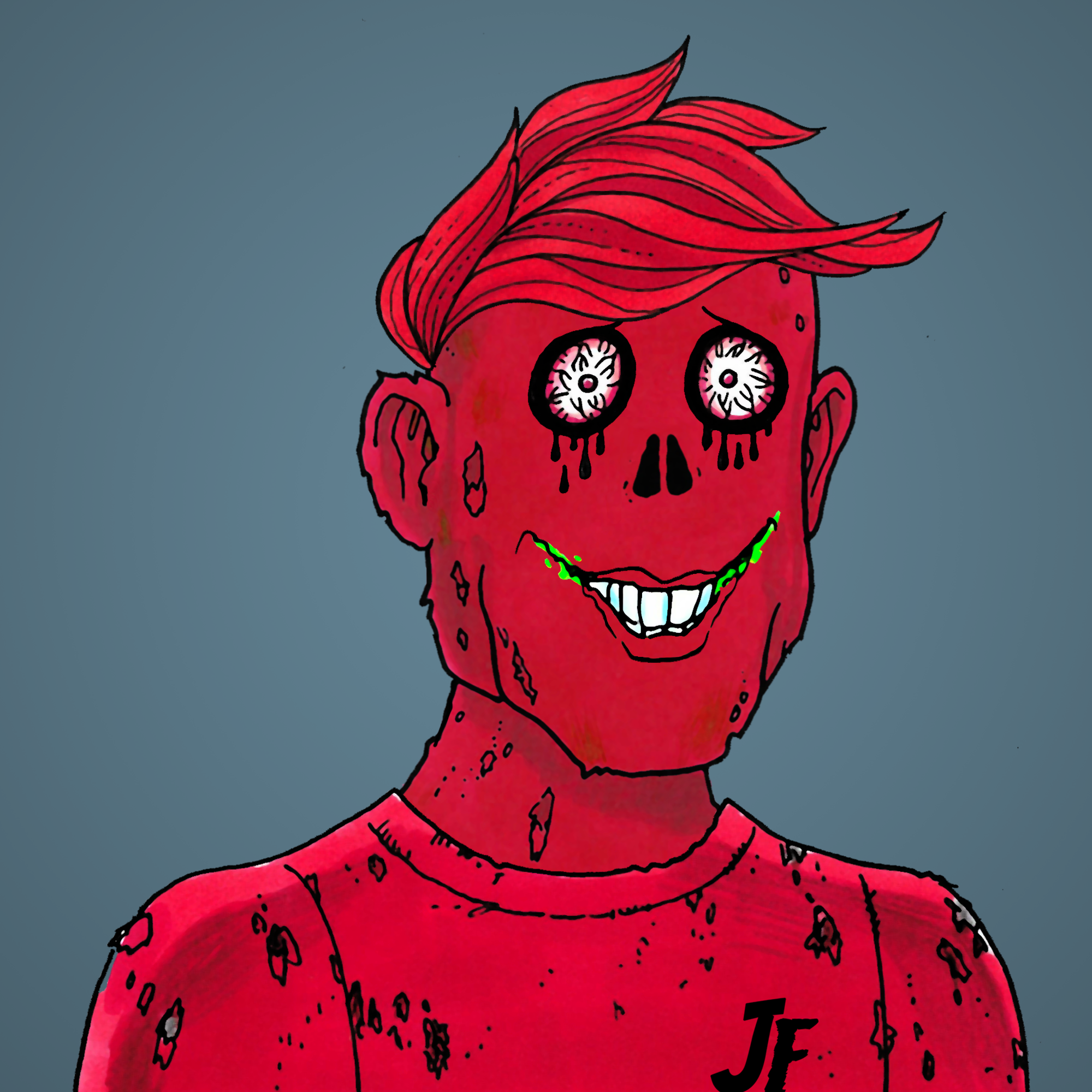 George Trosley - Jungle Freaks - Jungle Freak 1320 - NFT # 1320