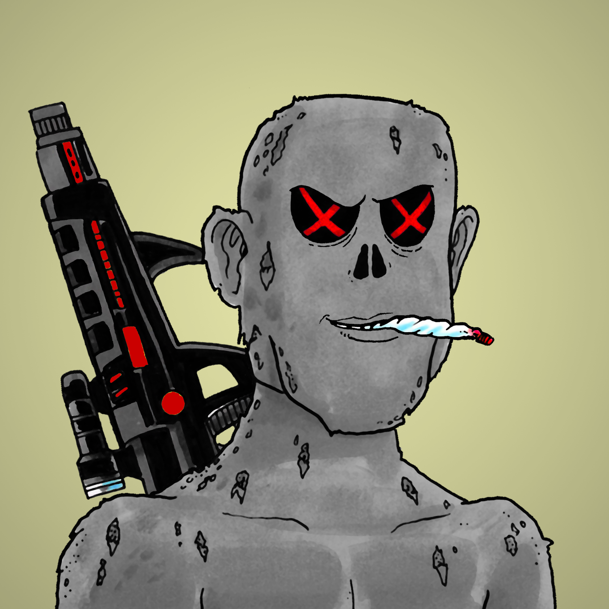 George Trosley - Jungle Freaks - Jungle Freak 1322 - NFT # 1322