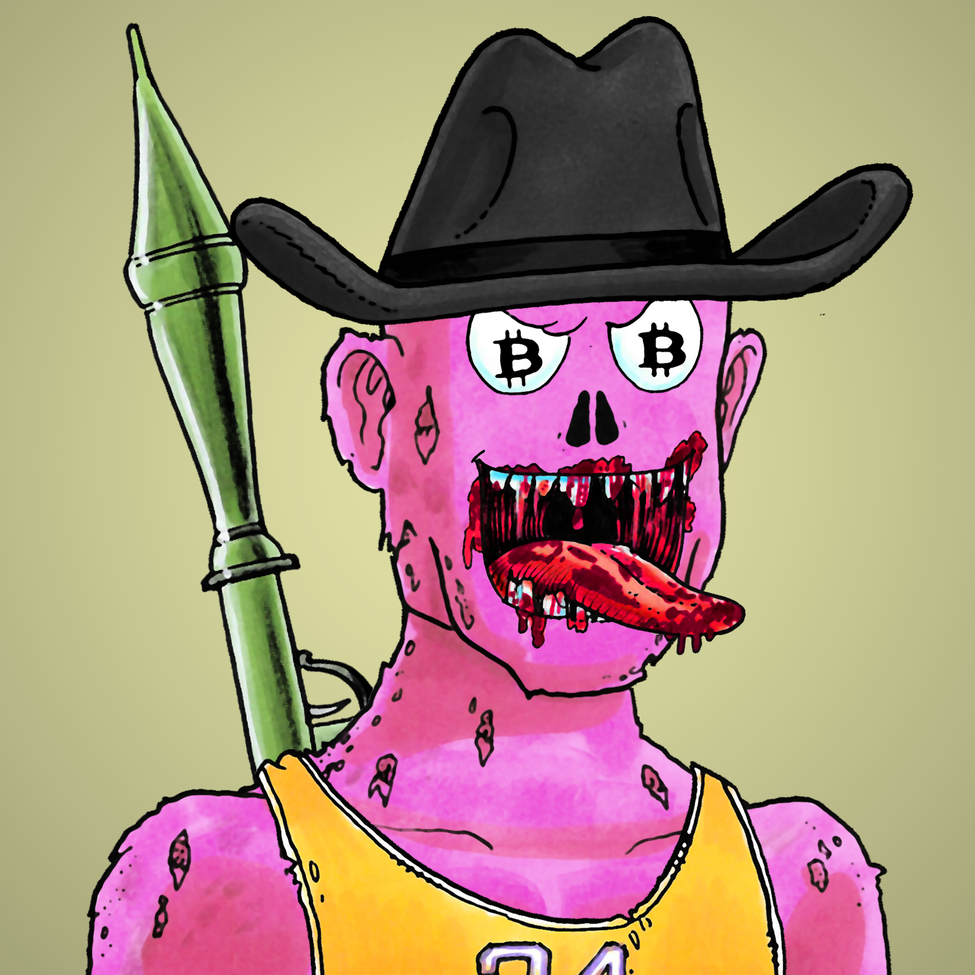 George Trosley - Jungle Freaks - Jungle Freak 1327 - NFT # 1327