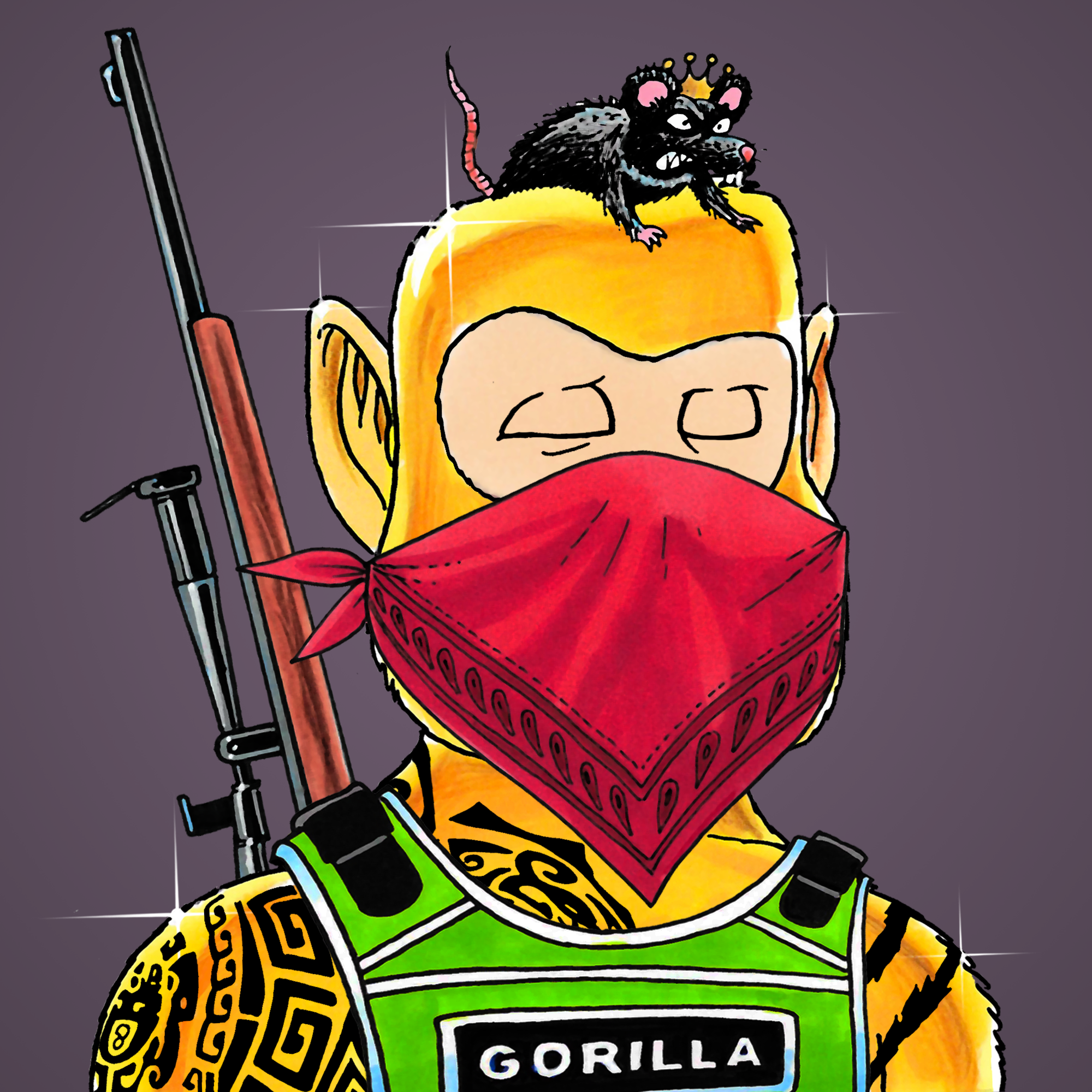 George Trosley - Jungle Freaks - Jungle Freak 133 - NFT # 133