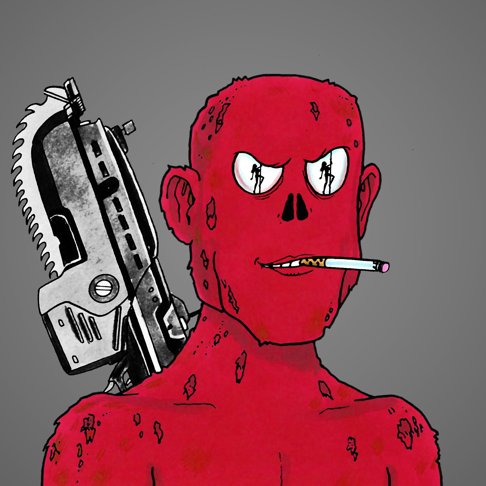 George Trosley - Jungle Freaks - Jungle Freak 1333 - NFT # 1333