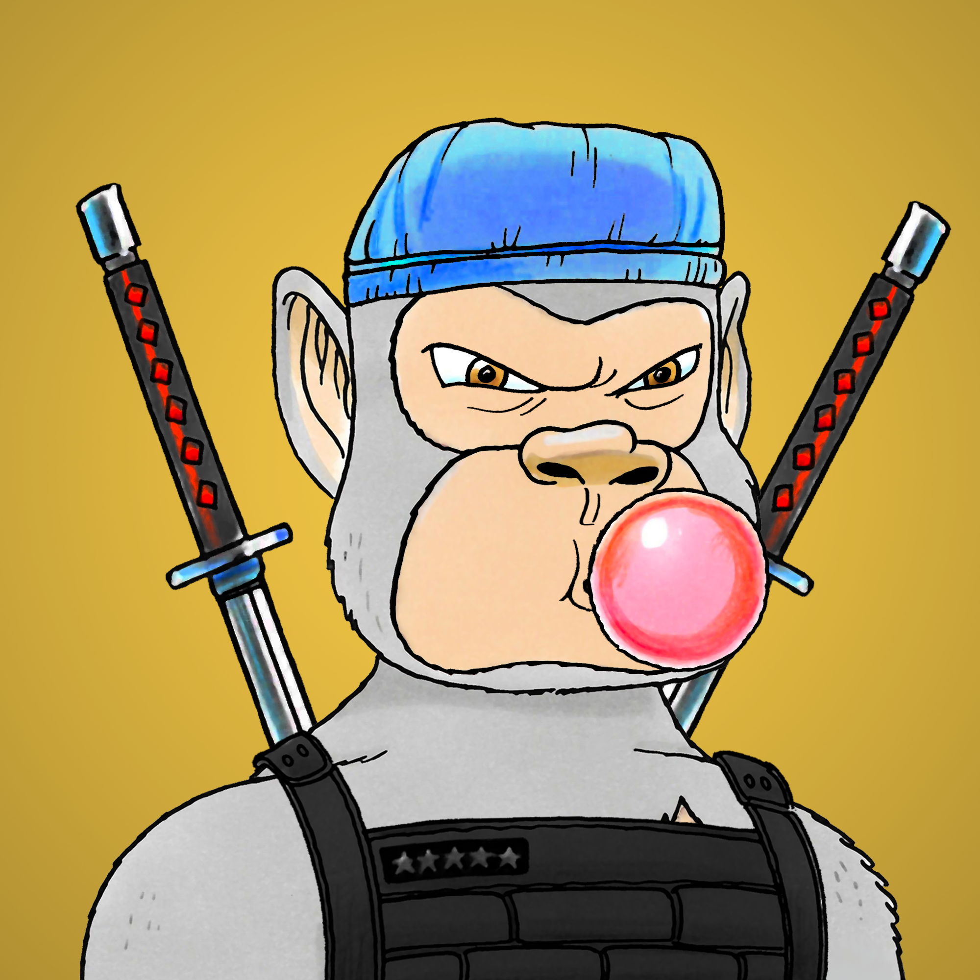 George Trosley - Jungle Freaks - Jungle Freak 1334 - NFT # 1334