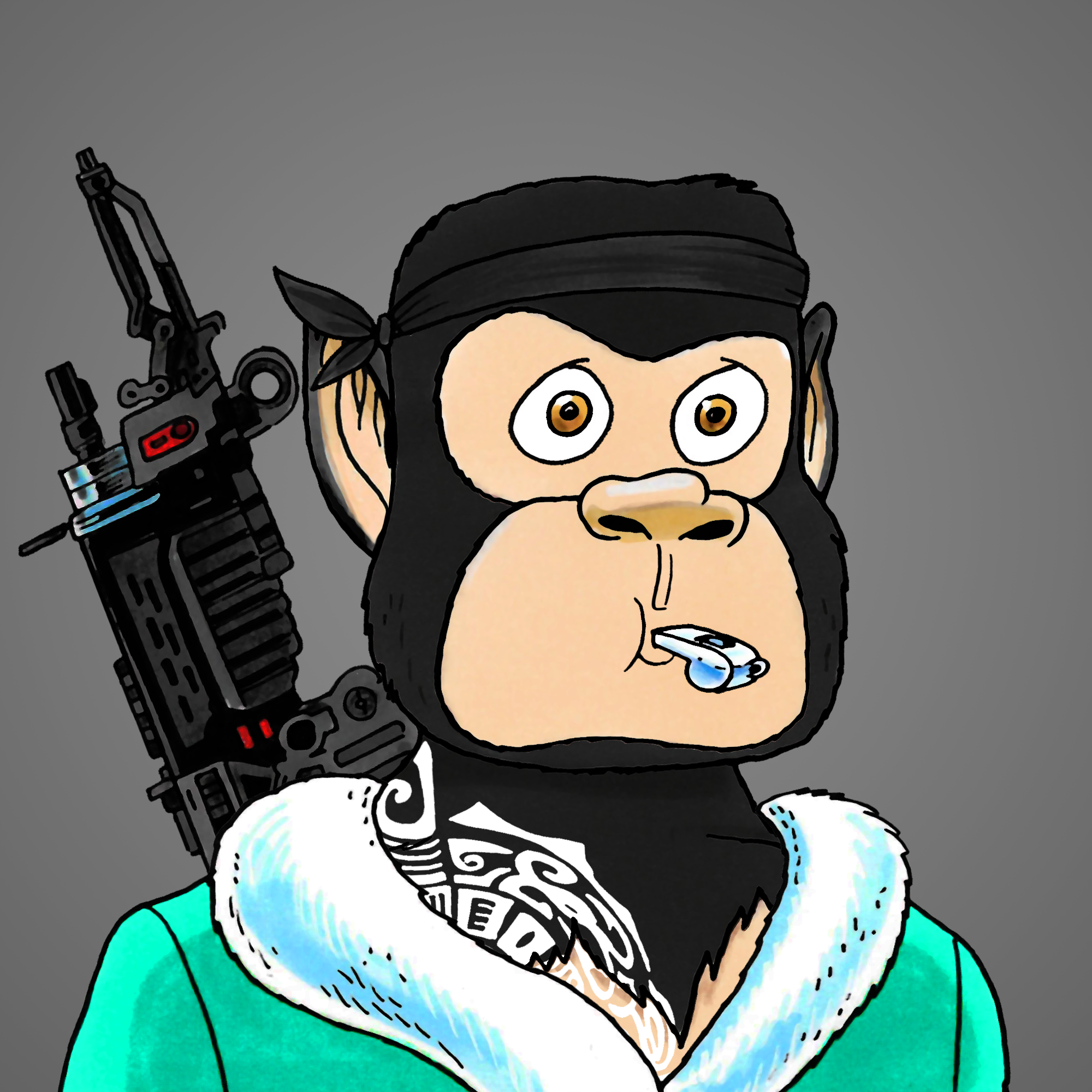 George Trosley - Jungle Freaks - Jungle Freak 1335 - NFT # 1335