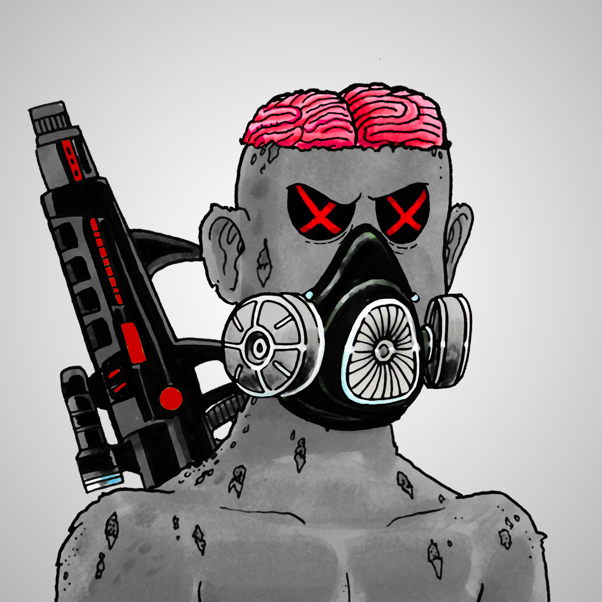 George Trosley - Jungle Freaks - Jungle Freak 1338 - NFT # 1338