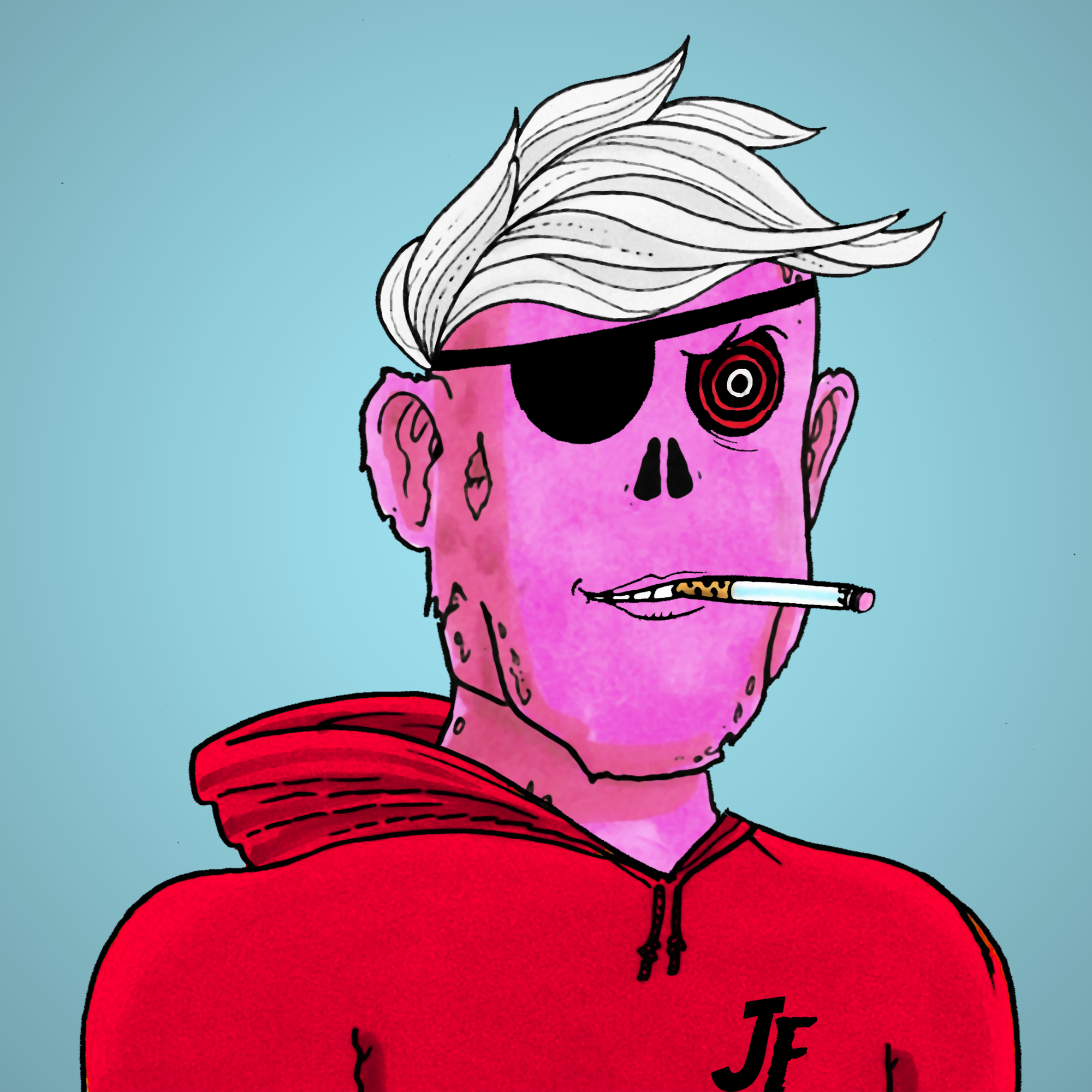 George Trosley - Jungle Freaks - Jungle Freak 134 - NFT # 134