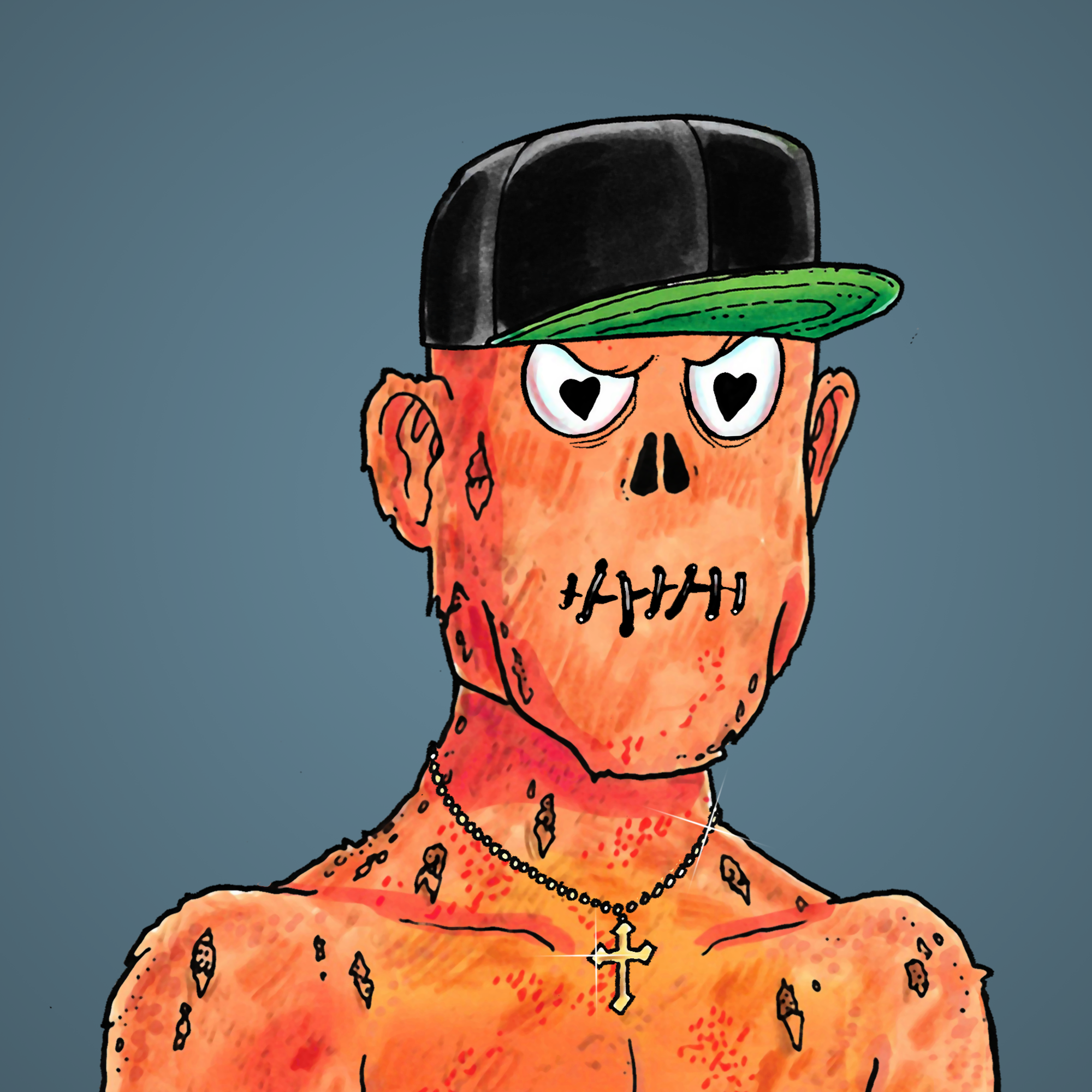 George Trosley - Jungle Freaks - Jungle Freak 1340 - NFT # 1340