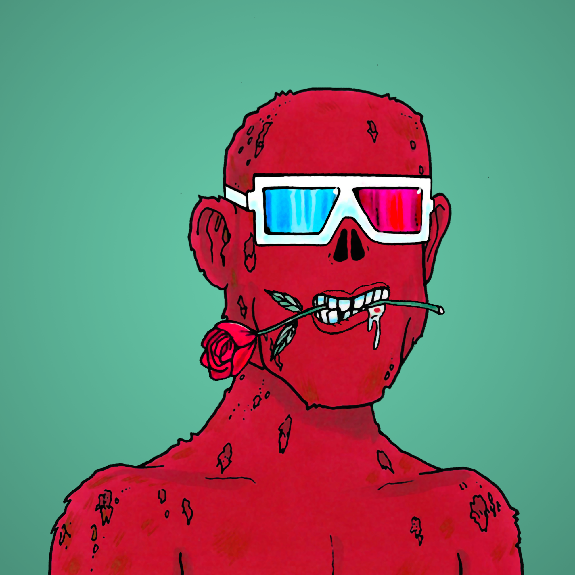 George Trosley - Jungle Freaks - Jungle Freak 1342 - NFT # 1342