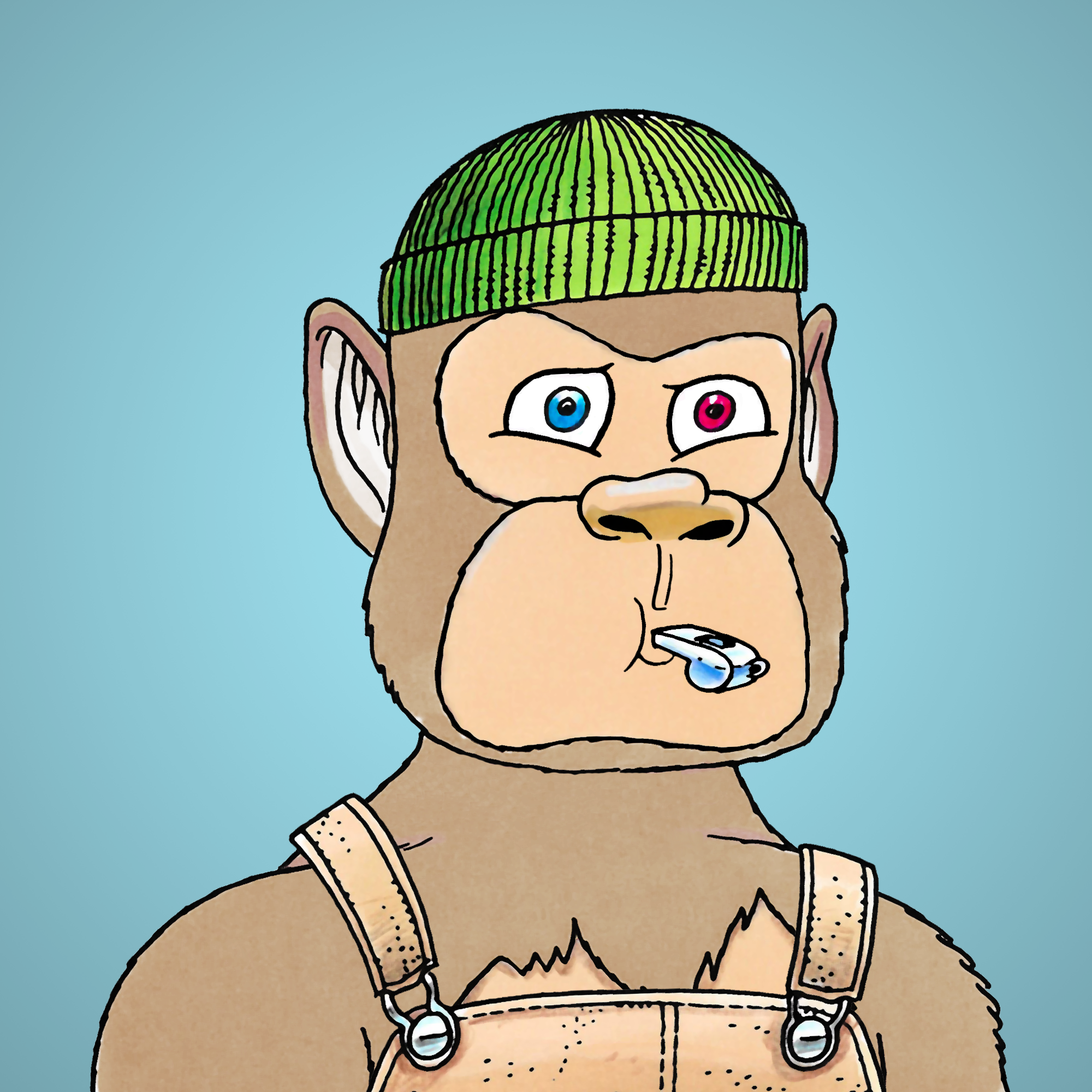 George Trosley - Jungle Freaks - Jungle Freak 1343 - NFT # 1343