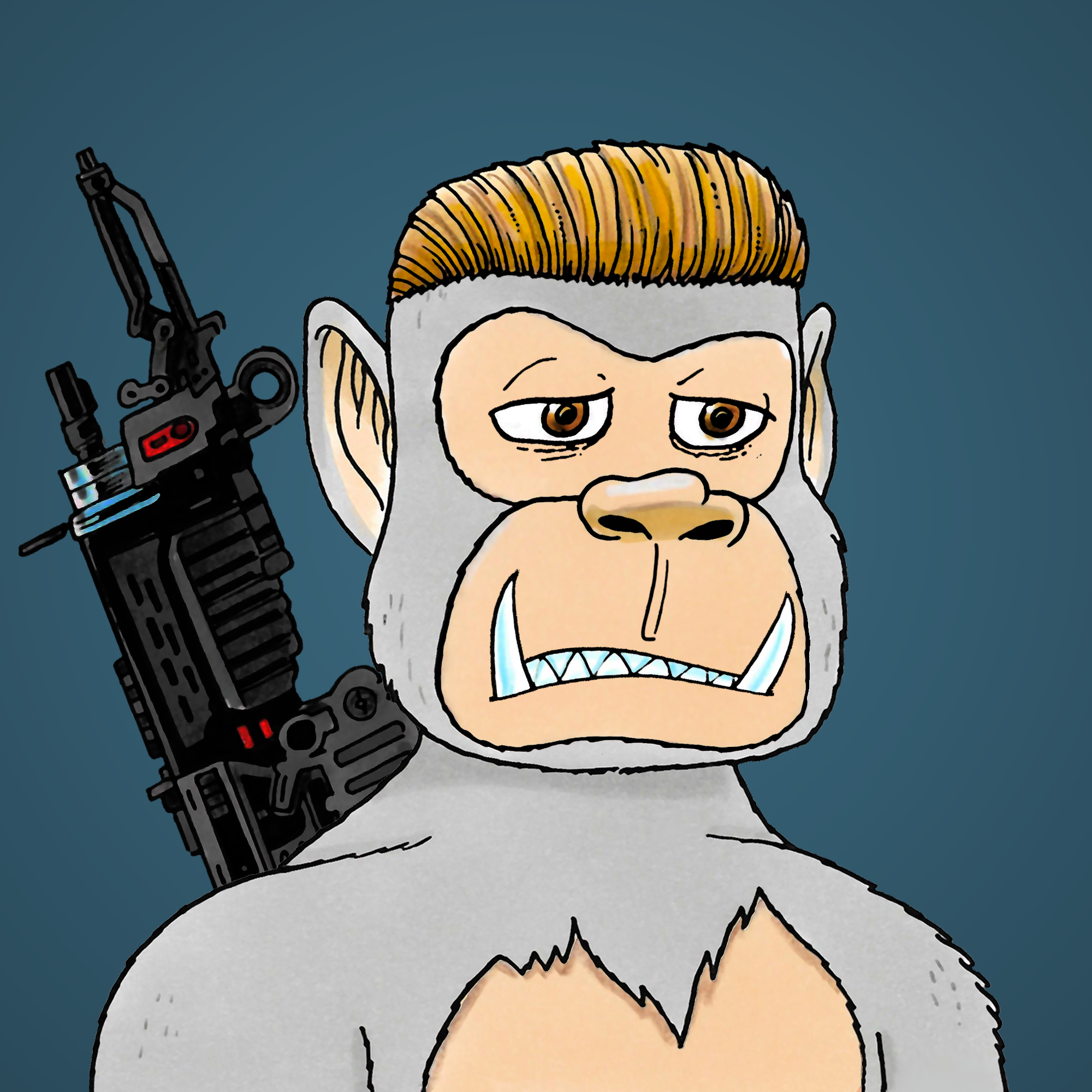 George Trosley - Jungle Freaks - Jungle Freak 1344 - NFT # 1344