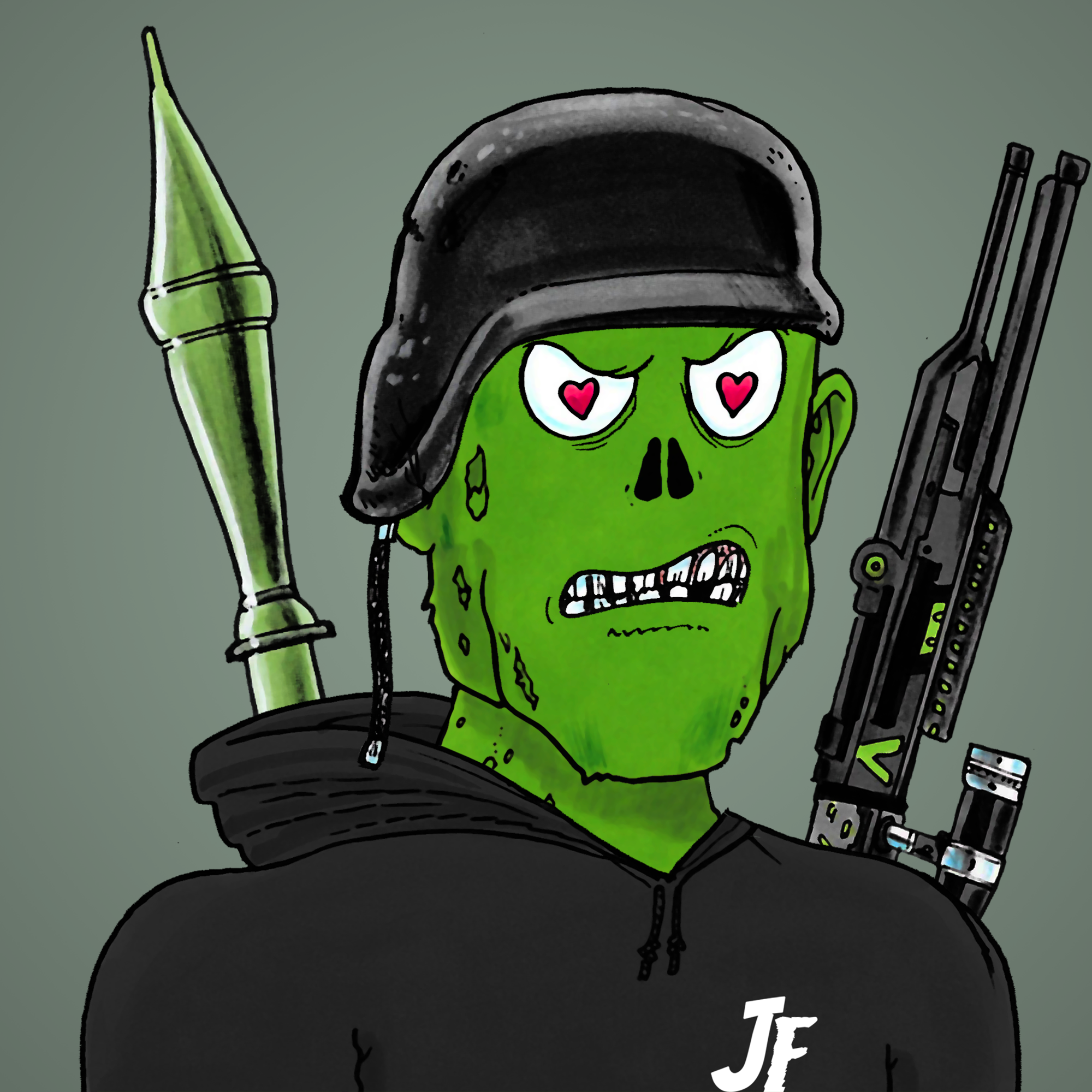 George Trosley - Jungle Freaks - Jungle Freak 1346 - NFT # 1346