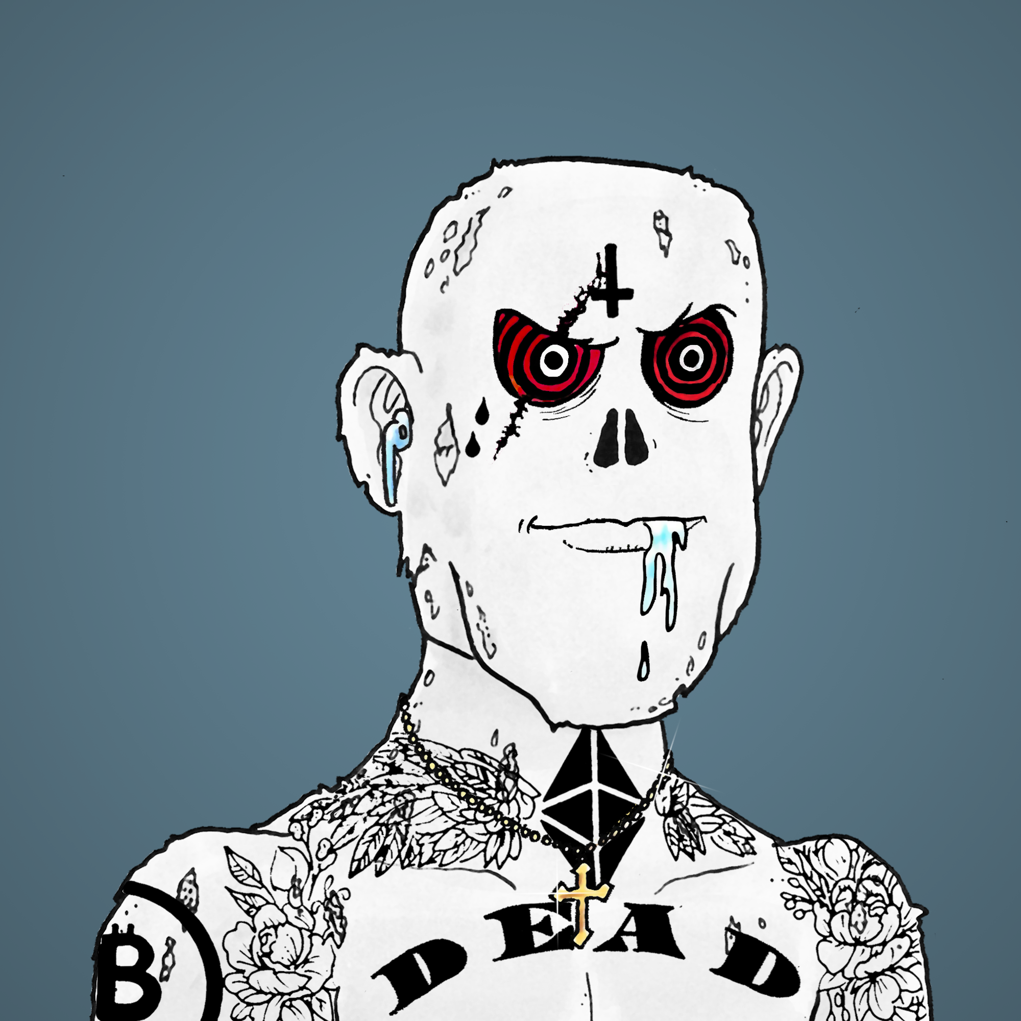 George Trosley - Jungle Freaks - Jungle Freak 1347 - NFT # 1347