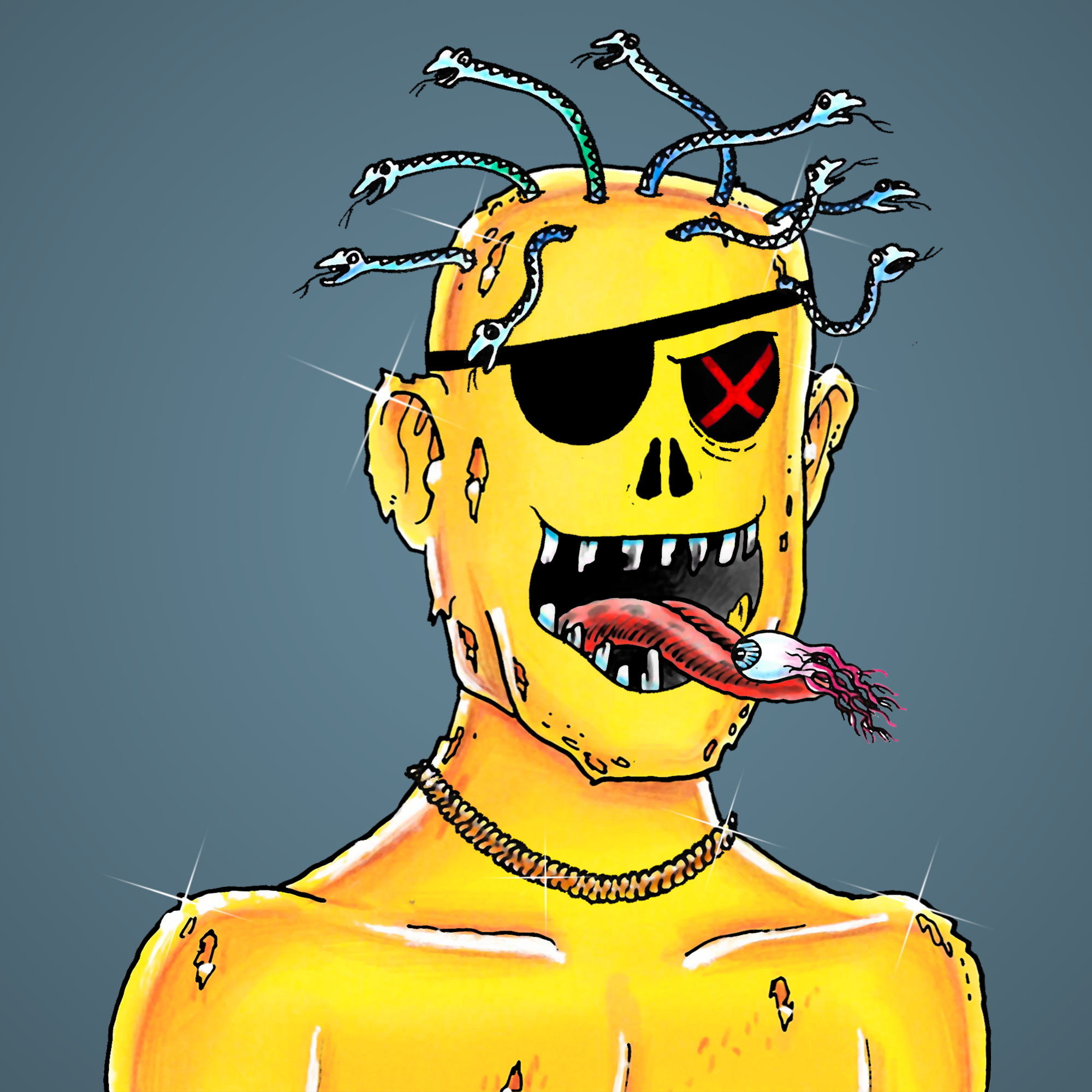 George Trosley - Jungle Freaks - Jungle Freak 1351 - NFT # 1351