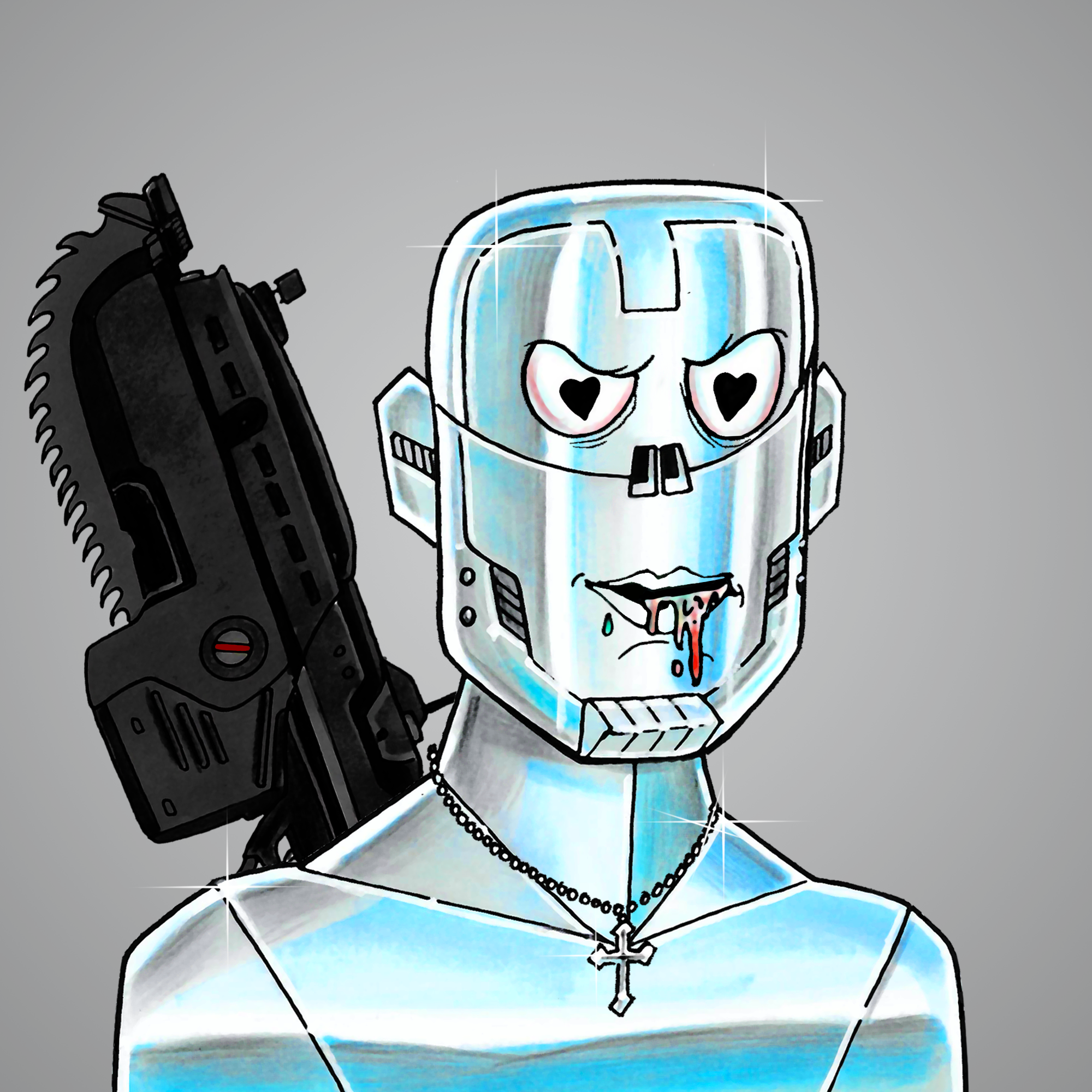 George Trosley - Jungle Freaks - Jungle Freak 1354 - NFT # 1354