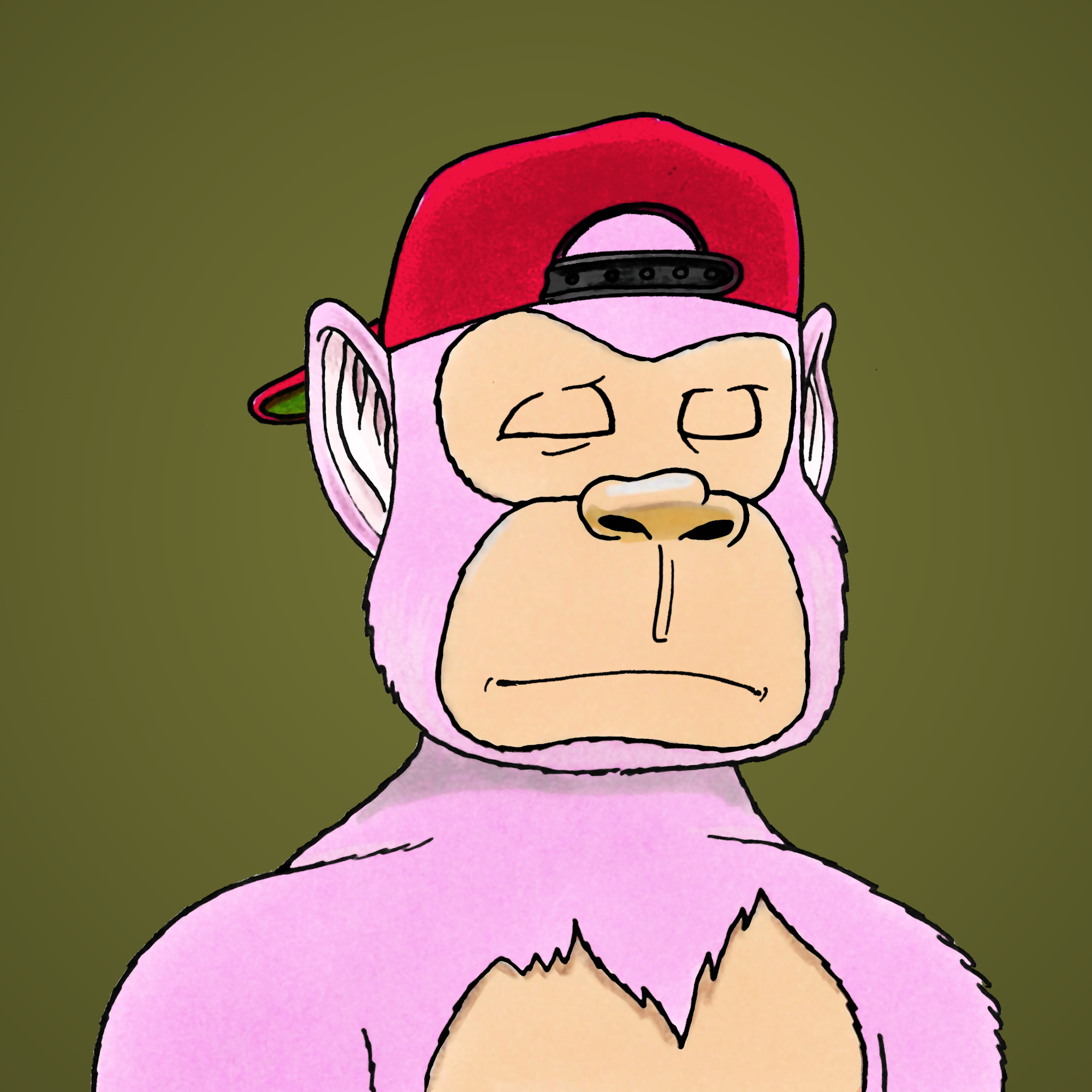 George Trosley - Jungle Freaks - Jungle Freak 1355 - NFT # 1355