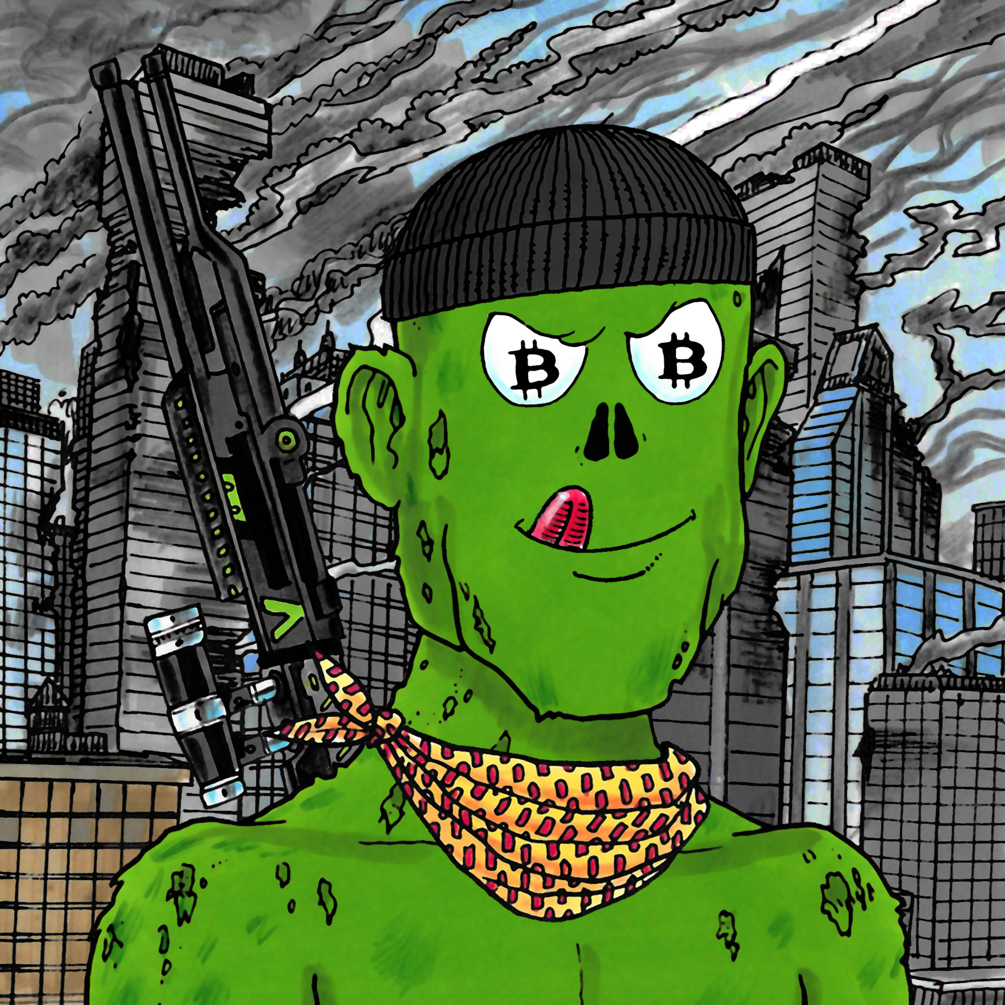 George Trosley - Jungle Freaks - Jungle Freak 1356 - NFT # 1356