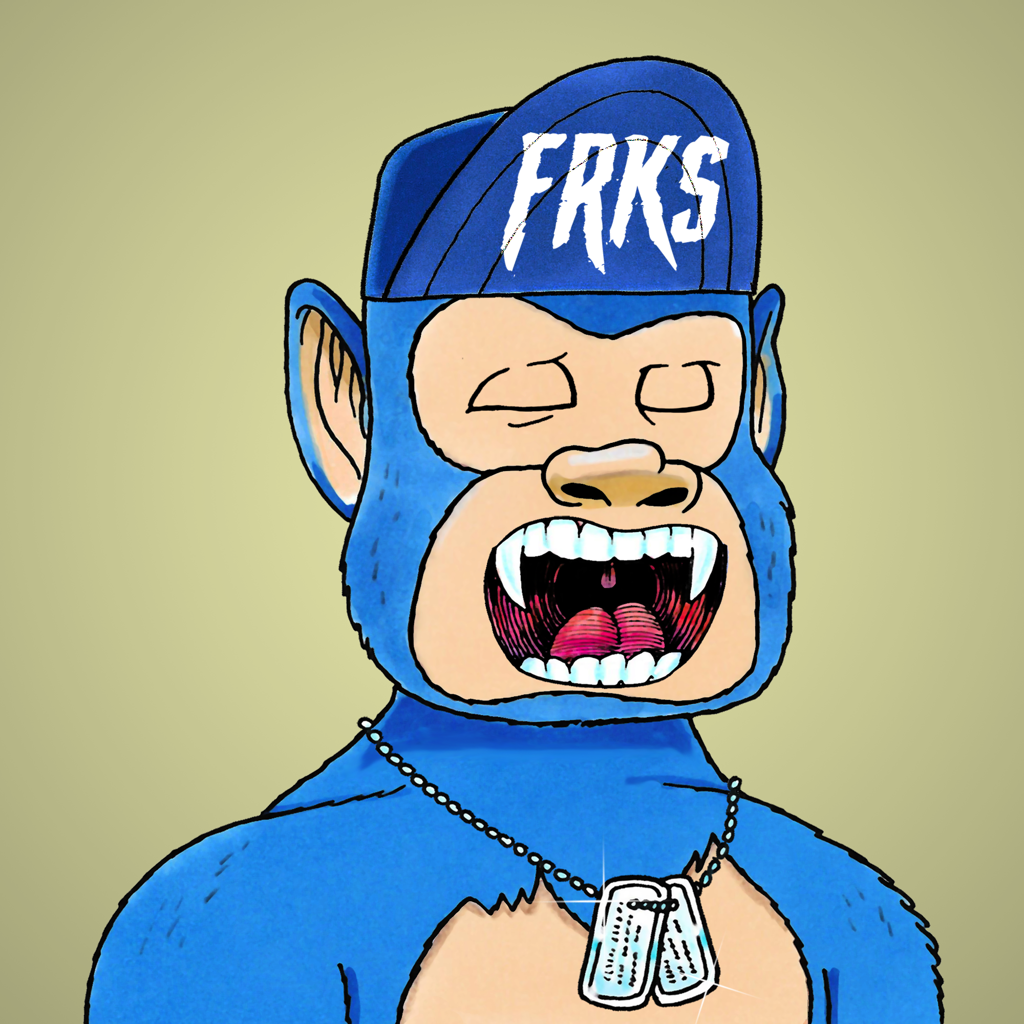 George Trosley - Jungle Freaks - Jungle Freak 136 - NFT # 136