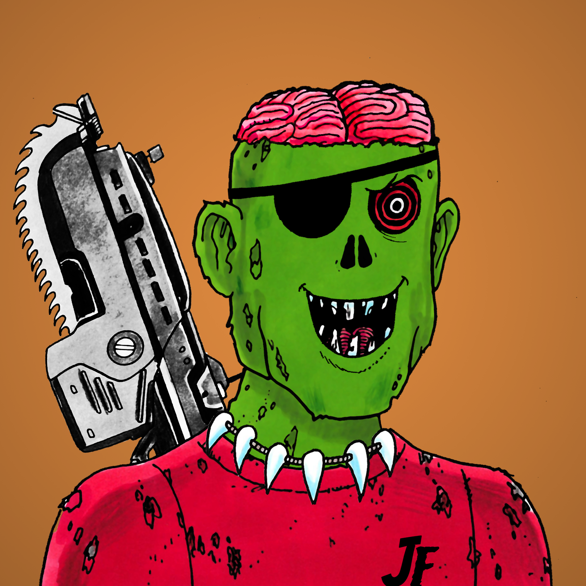 George Trosley - Jungle Freaks - Jungle Freak 1360 - NFT # 1360