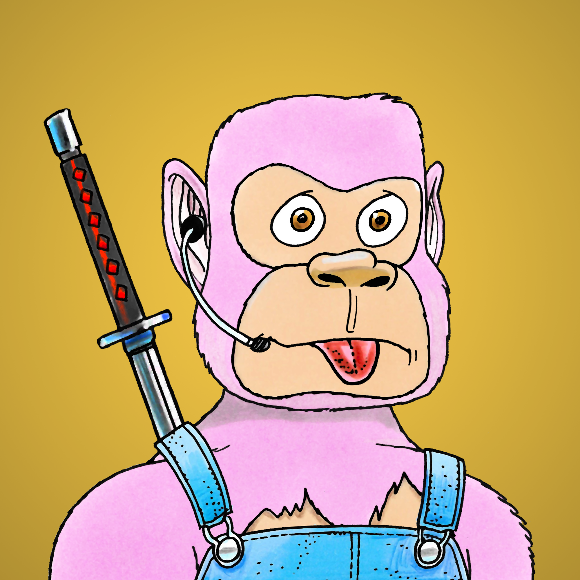 George Trosley - Jungle Freaks - Jungle Freak 1361 - NFT # 1361