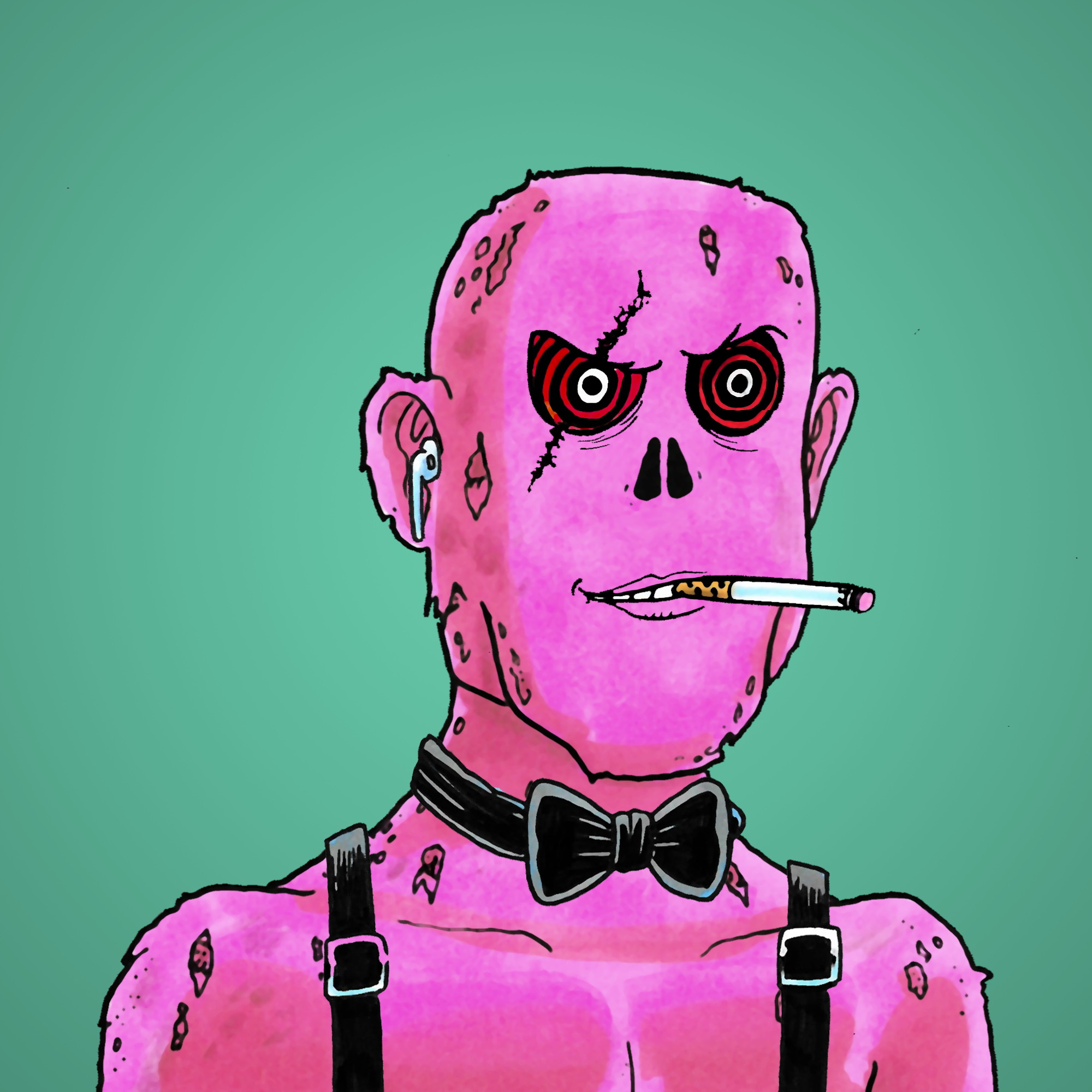 George Trosley - Jungle Freaks - Jungle Freak 1362 - NFT # 1362