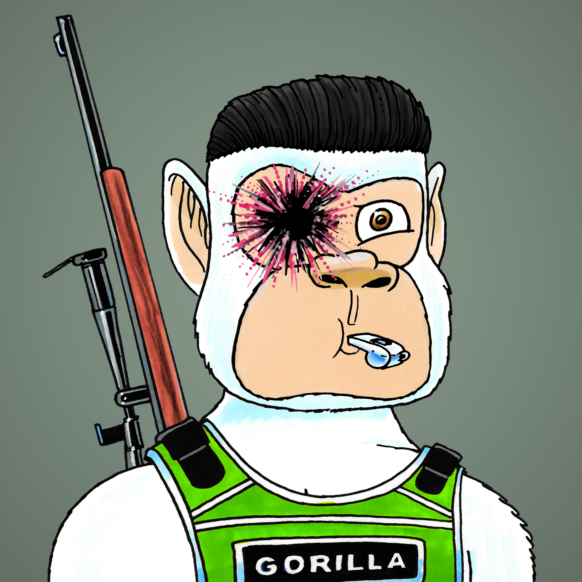 George Trosley - Jungle Freaks - Jungle Freak 1368 - NFT # 1368