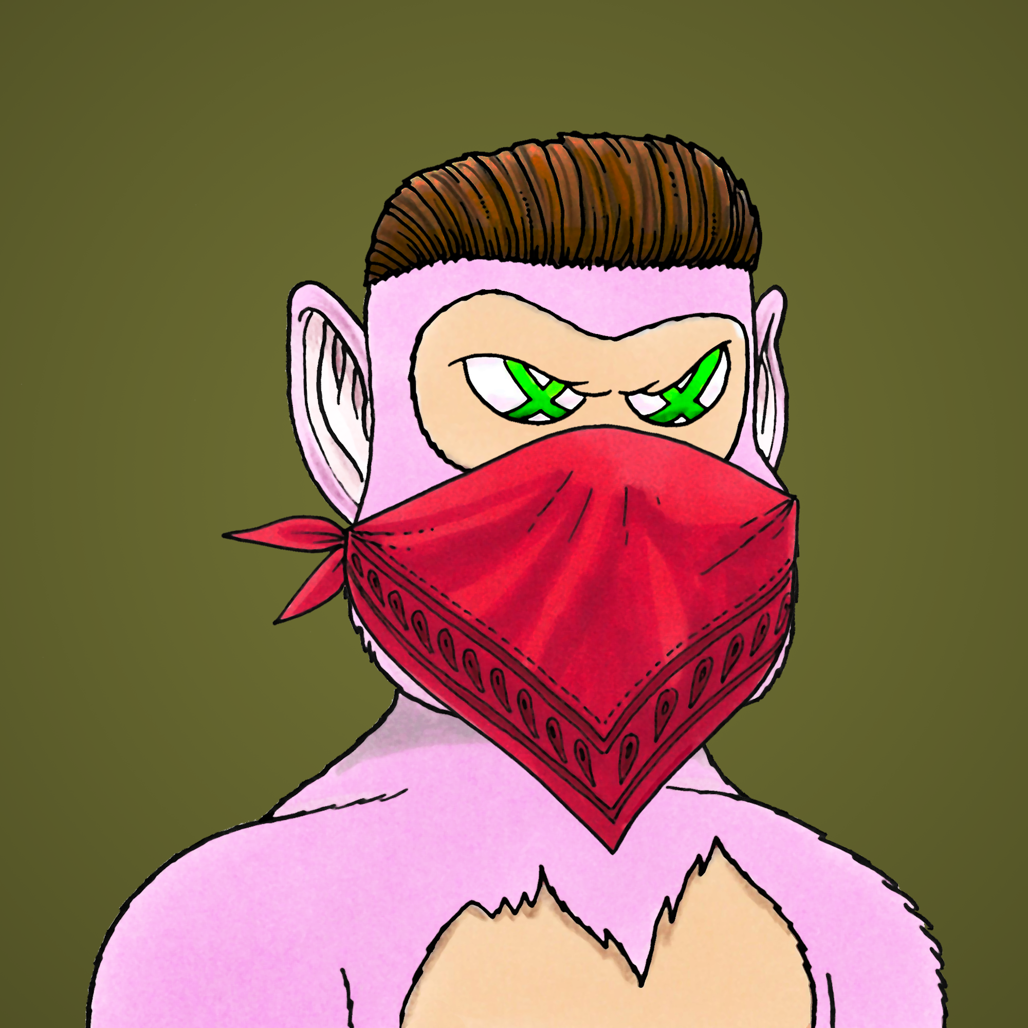 George Trosley - Jungle Freaks - Jungle Freak 1369 - NFT # 1369