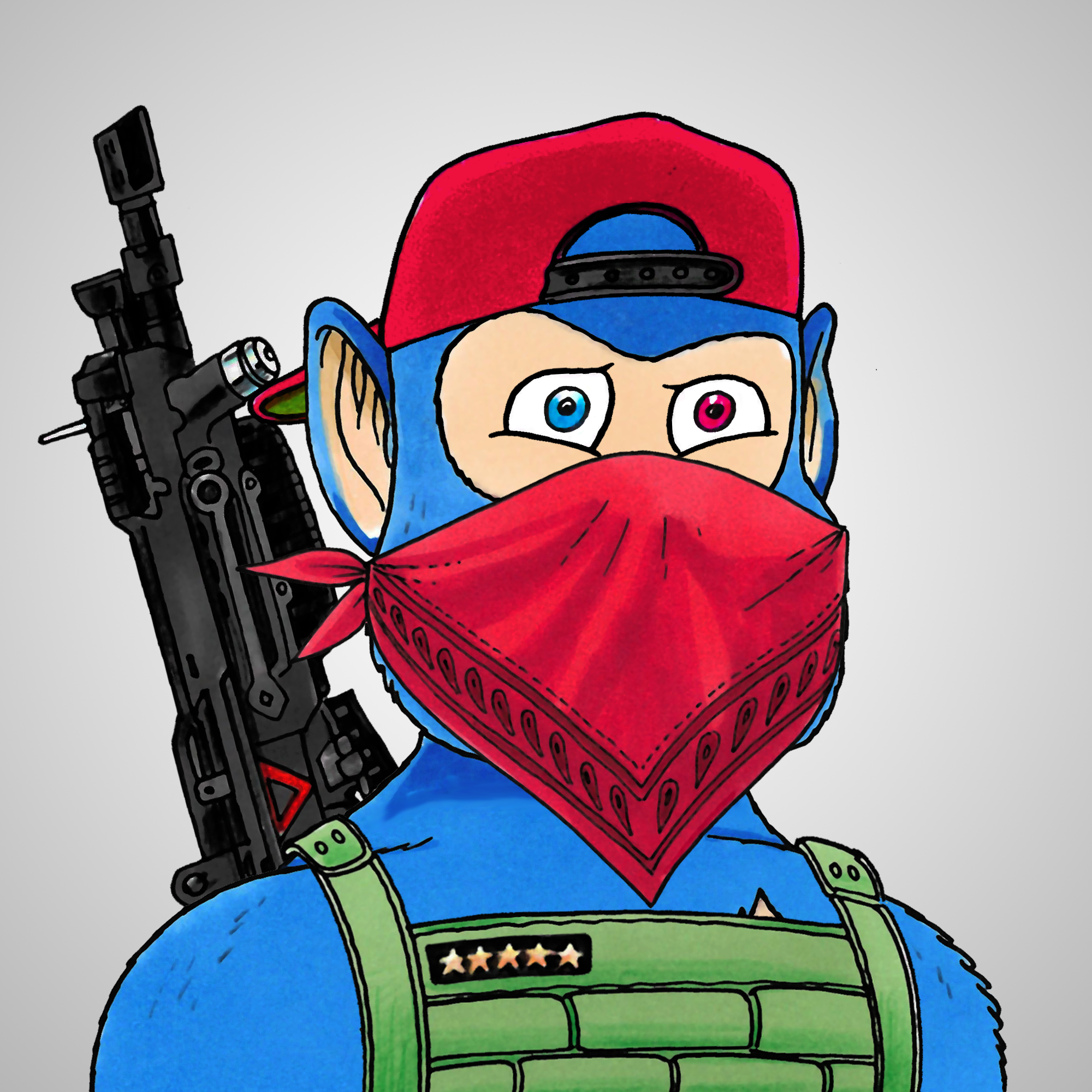 George Trosley - Jungle Freaks - Jungle Freak 137 - NFT # 137