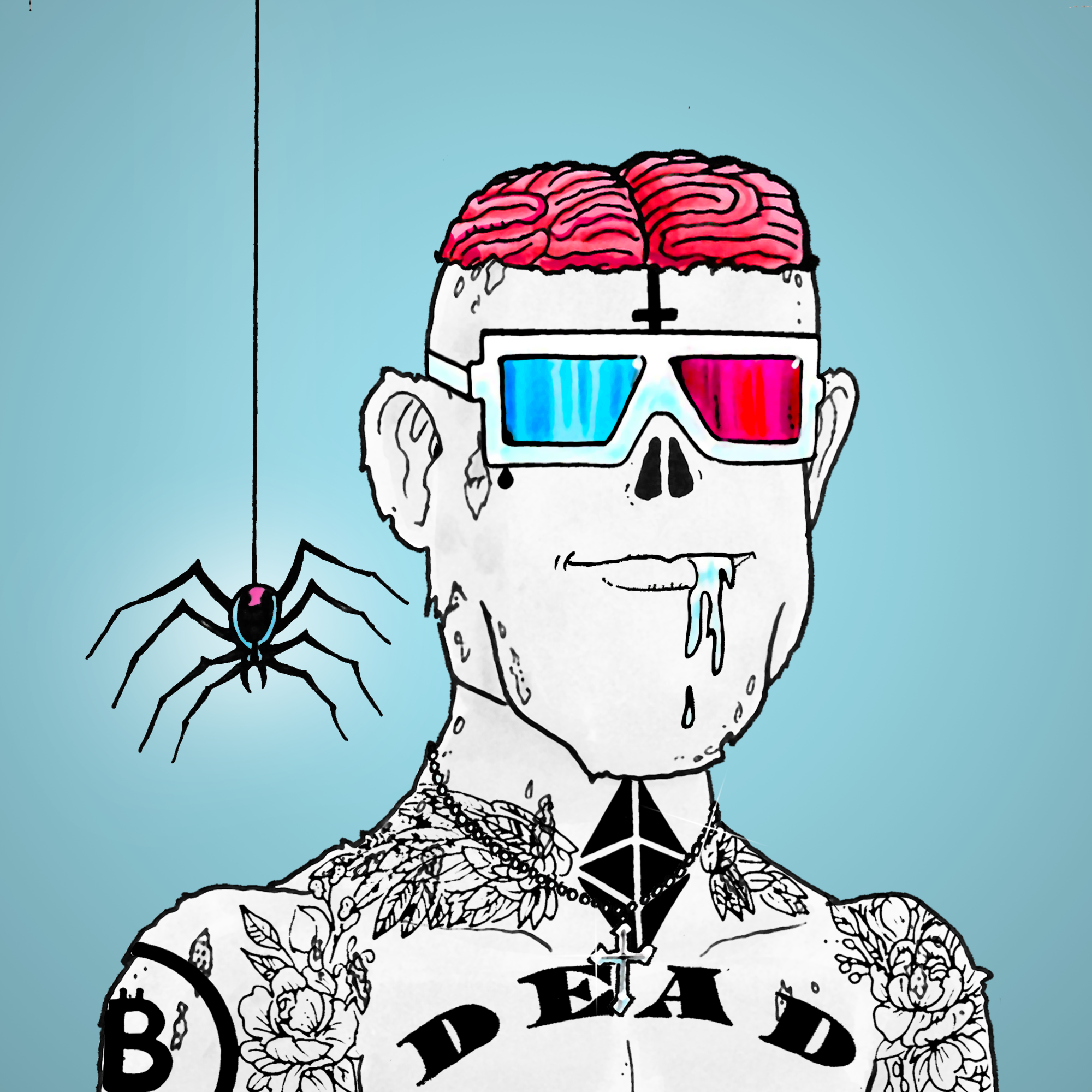 George Trosley - Jungle Freaks - Jungle Freak 1373 - NFT # 1373