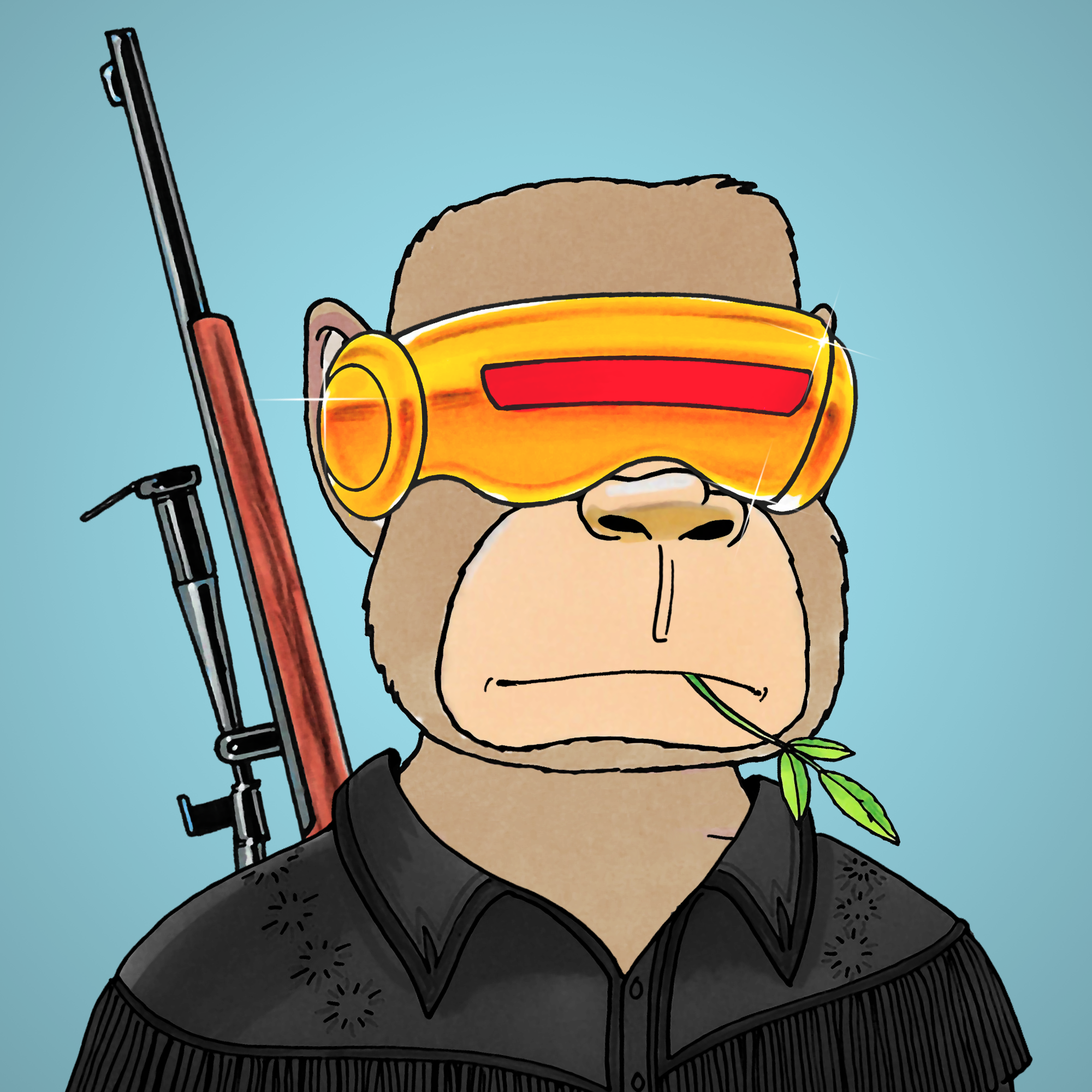 George Trosley - Jungle Freaks - Jungle Freak 1383 - NFT # 1383