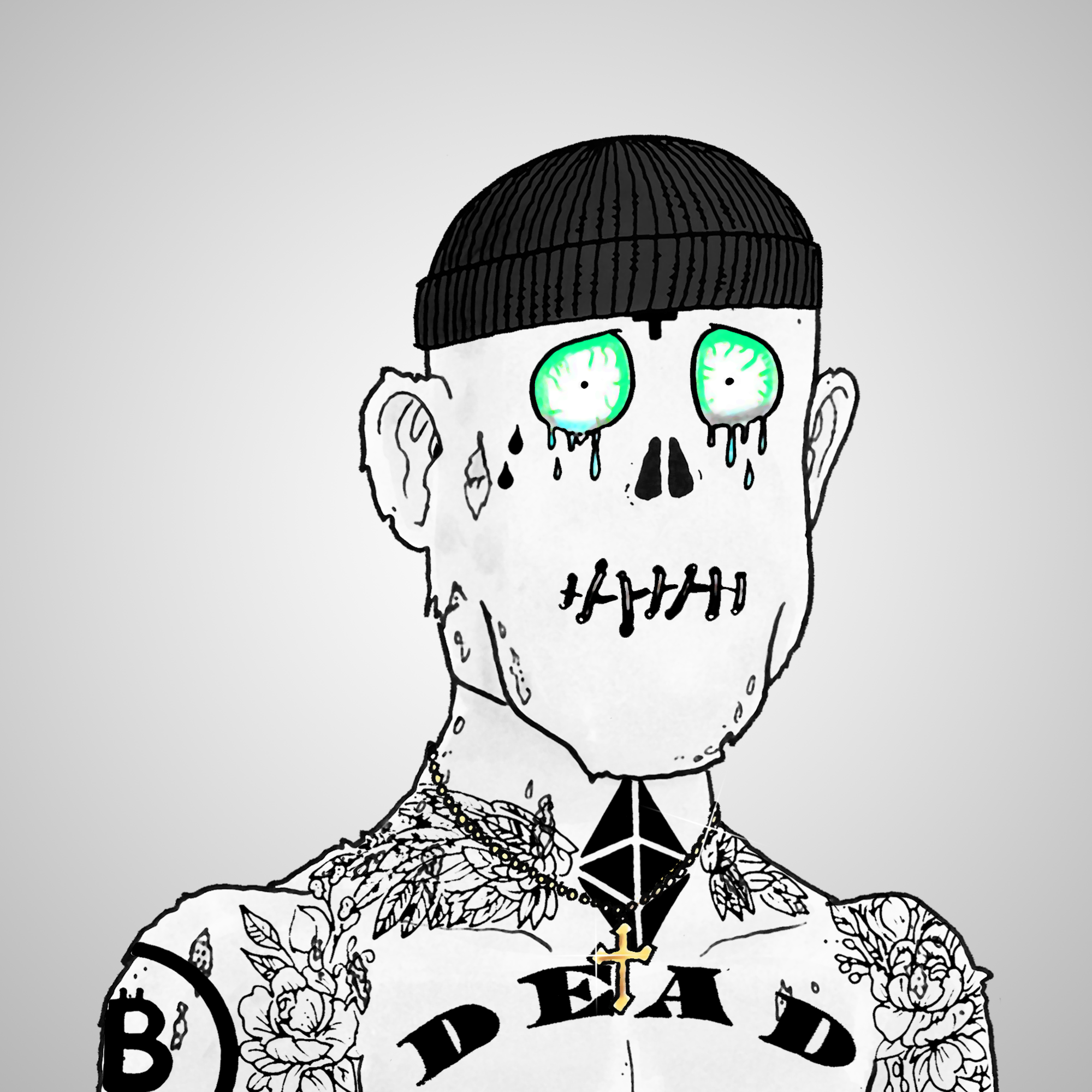 George Trosley - Jungle Freaks - Jungle Freak 1387 - NFT # 1387